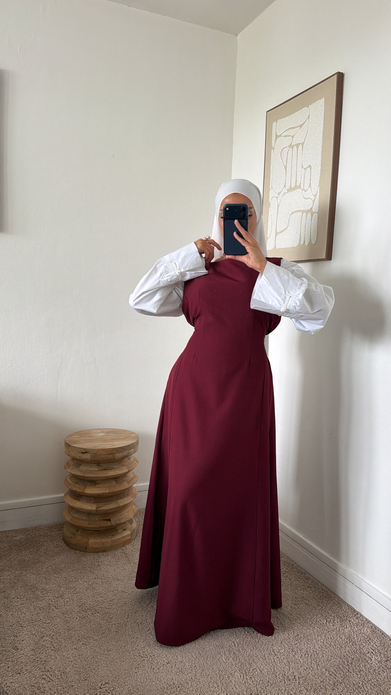 Robe ajustable + chemise détail manches