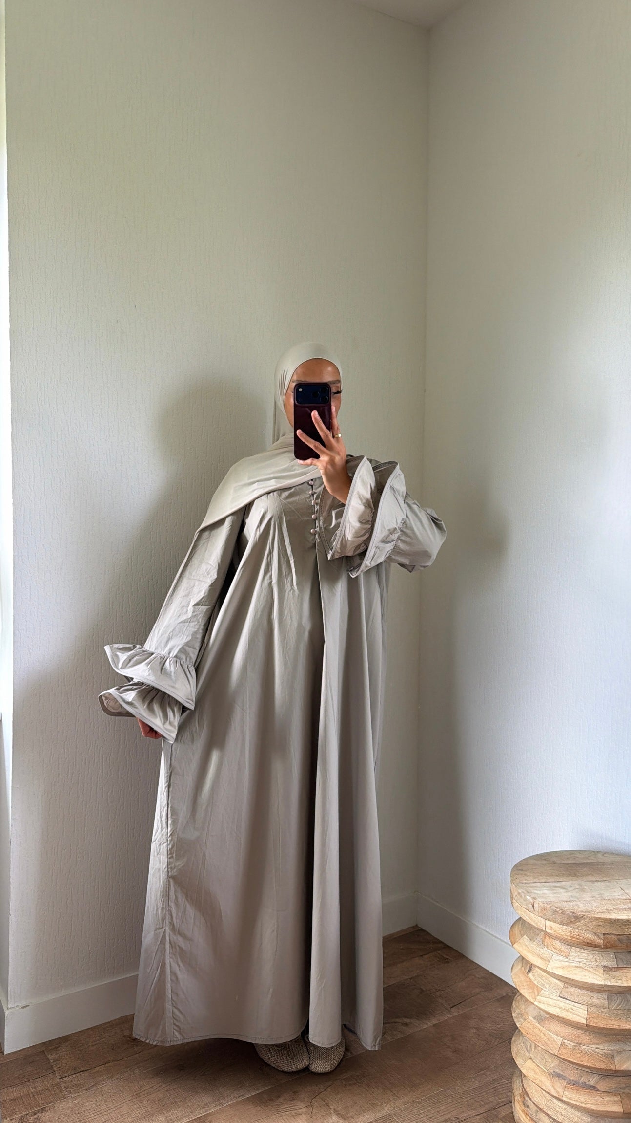 Robe manches fleurs + ceinture