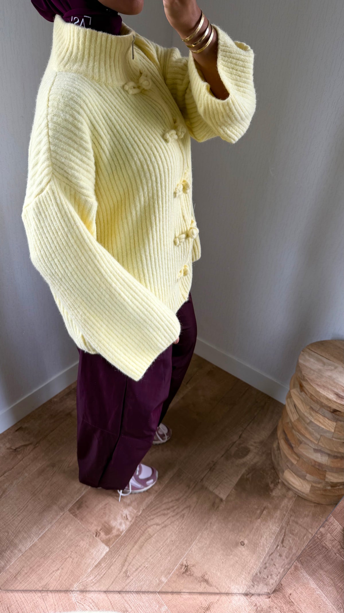 Pantalon effet imper