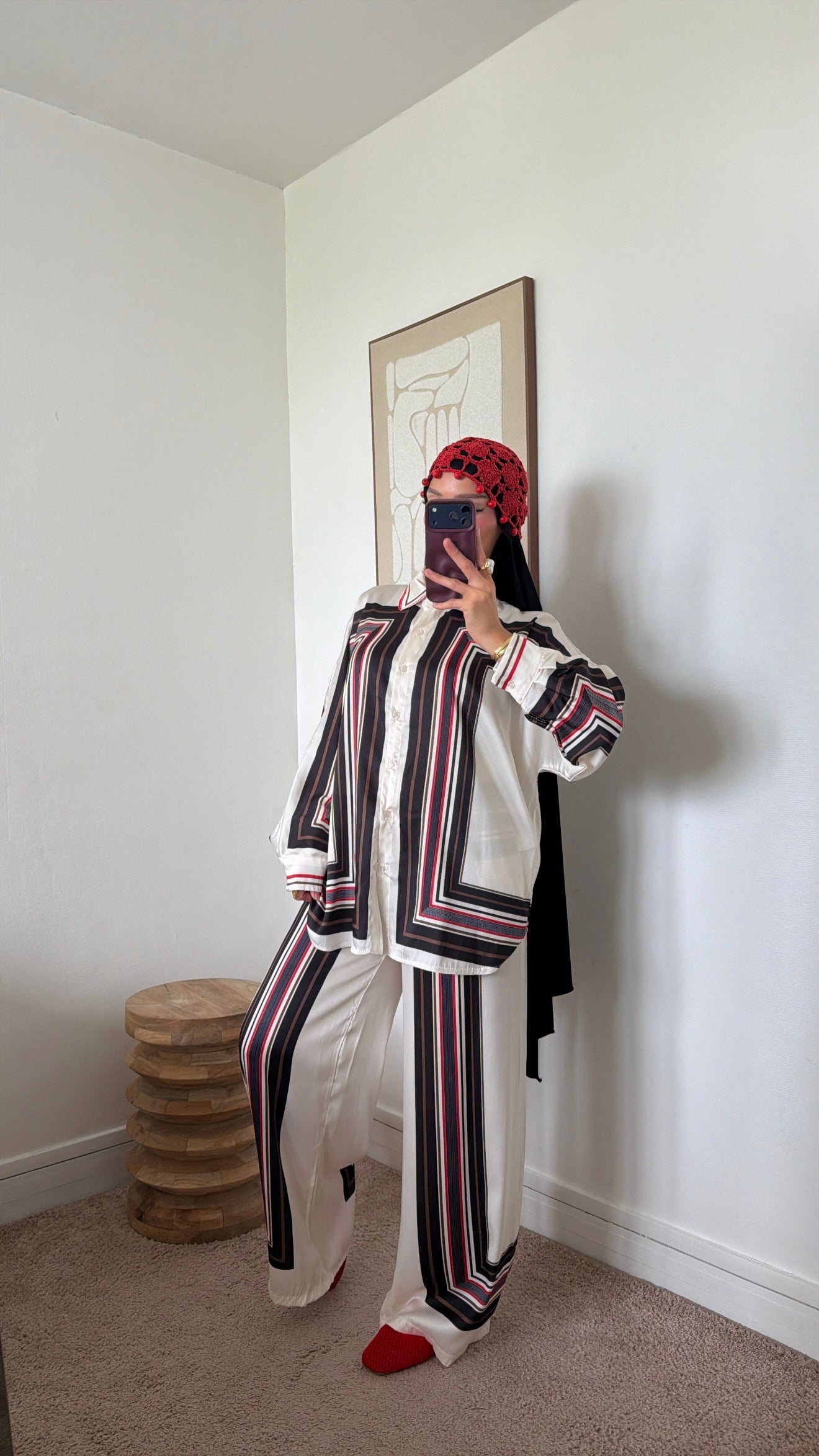 Ensemble chemise fluide