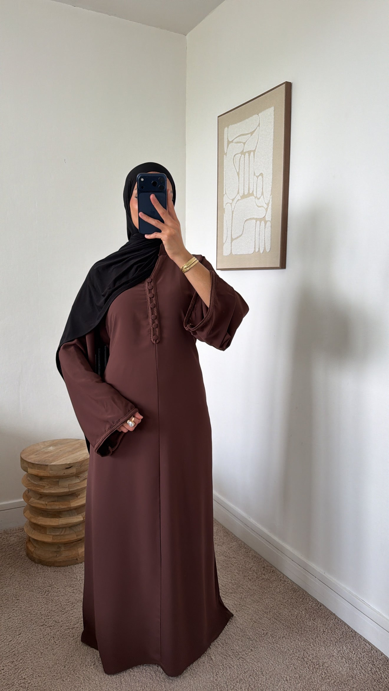 Abaya très fluide et légère [ ajustable au dos ]