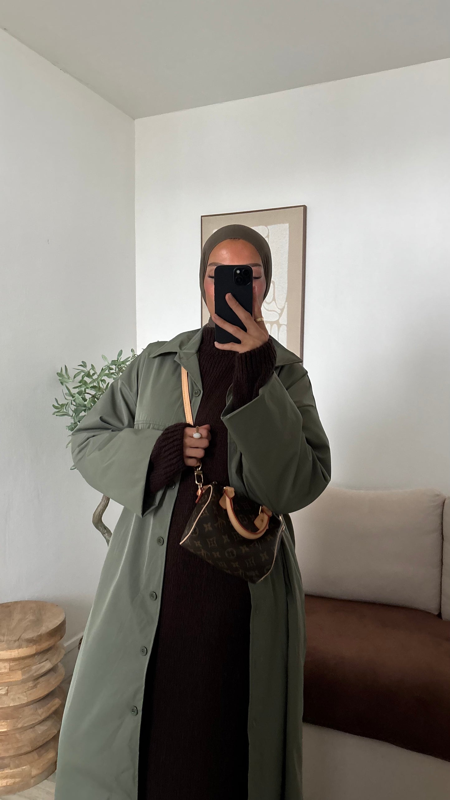 Veste imper coupe droite