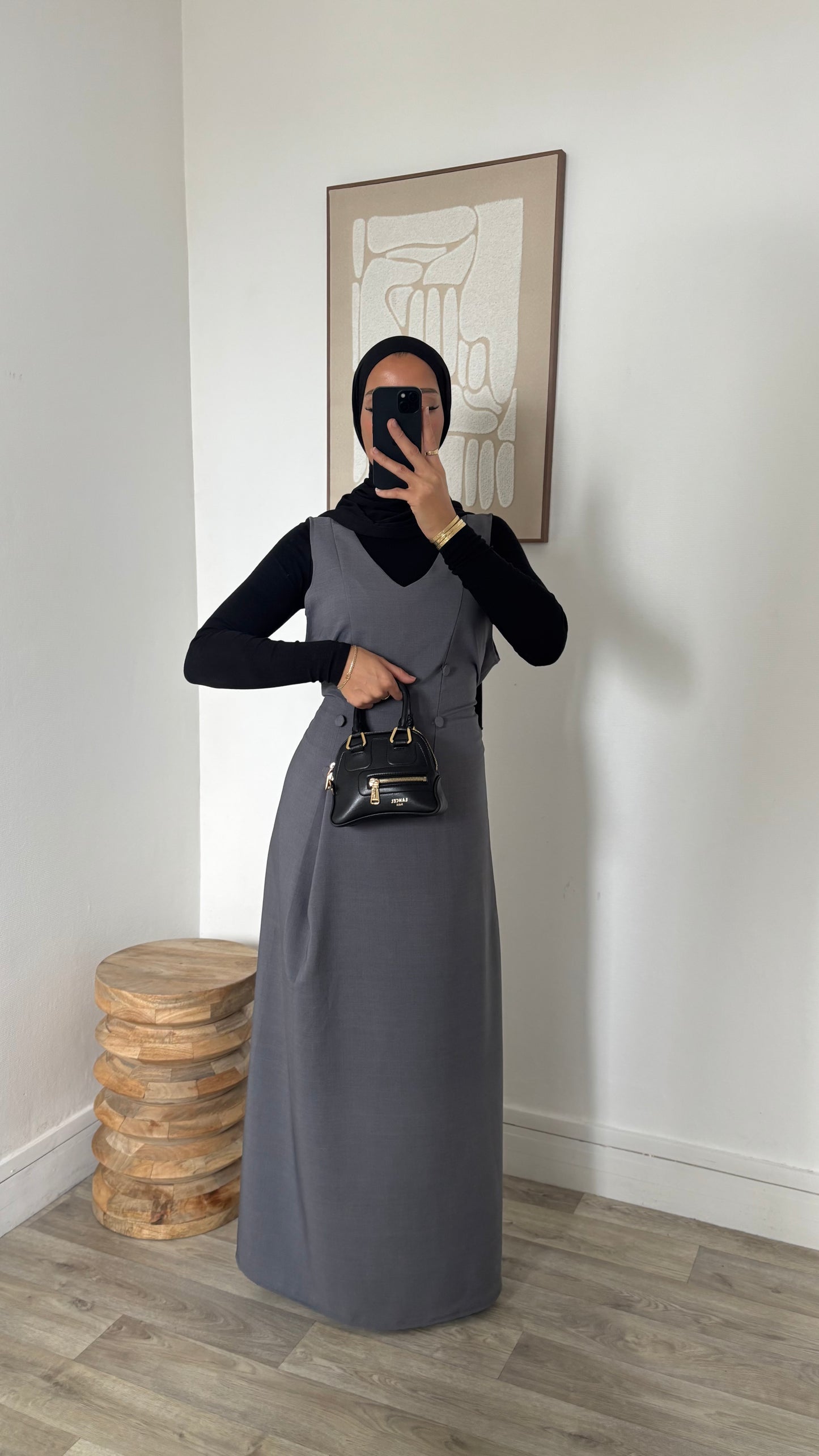 Robe sans manches ajustable