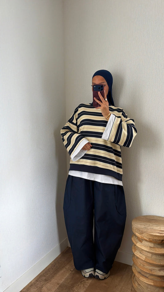 Pantalon ballon effet imper