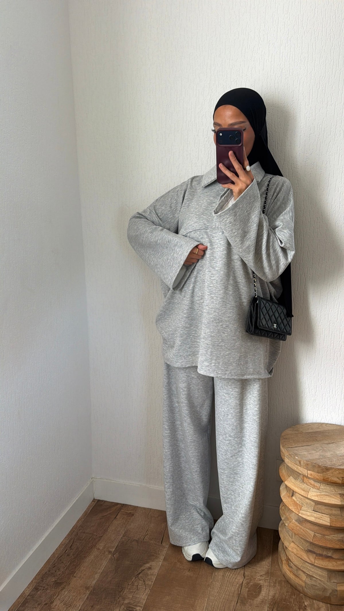 Ensemble molletonné à zip
