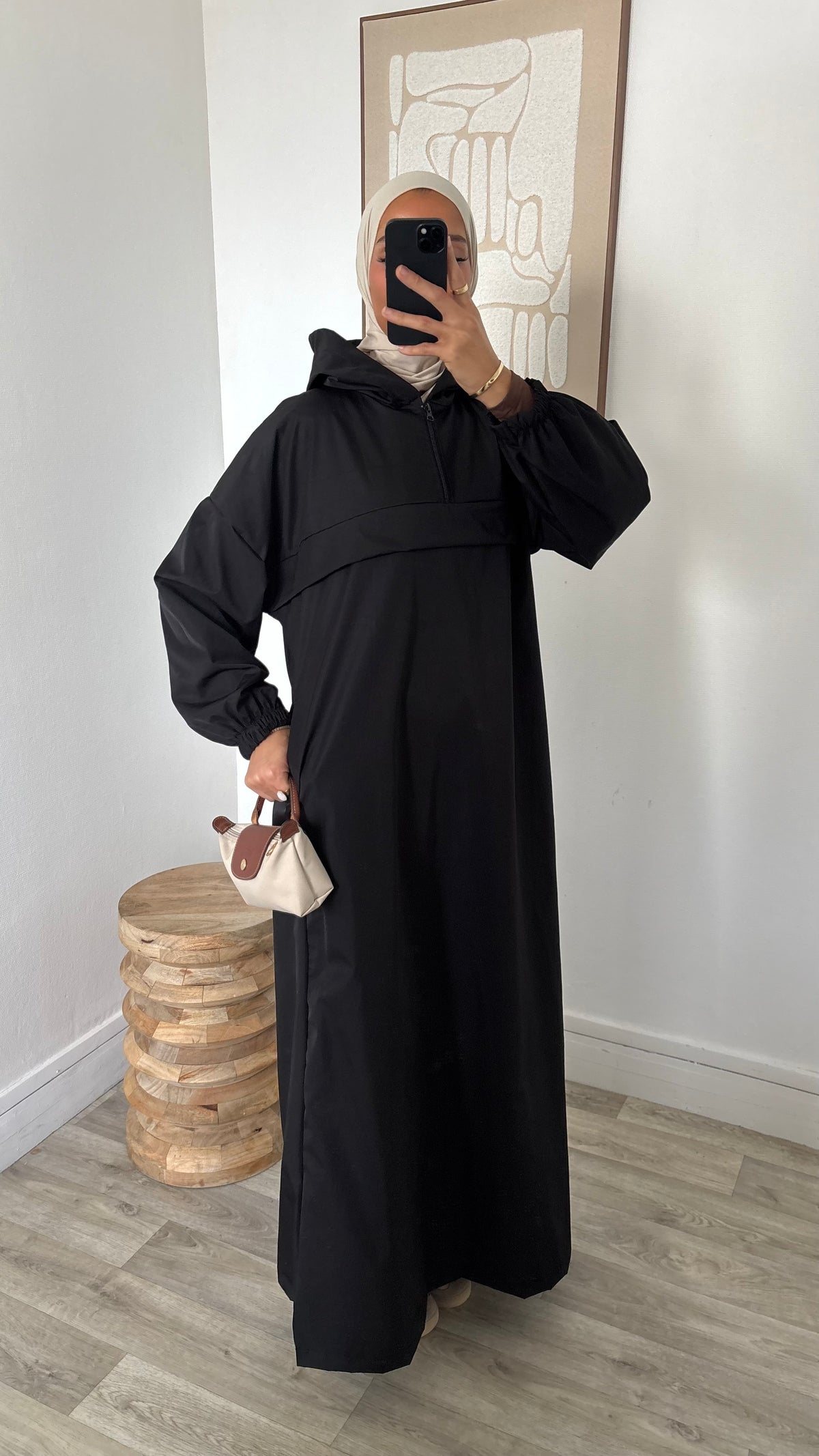 Robe imper à capuche