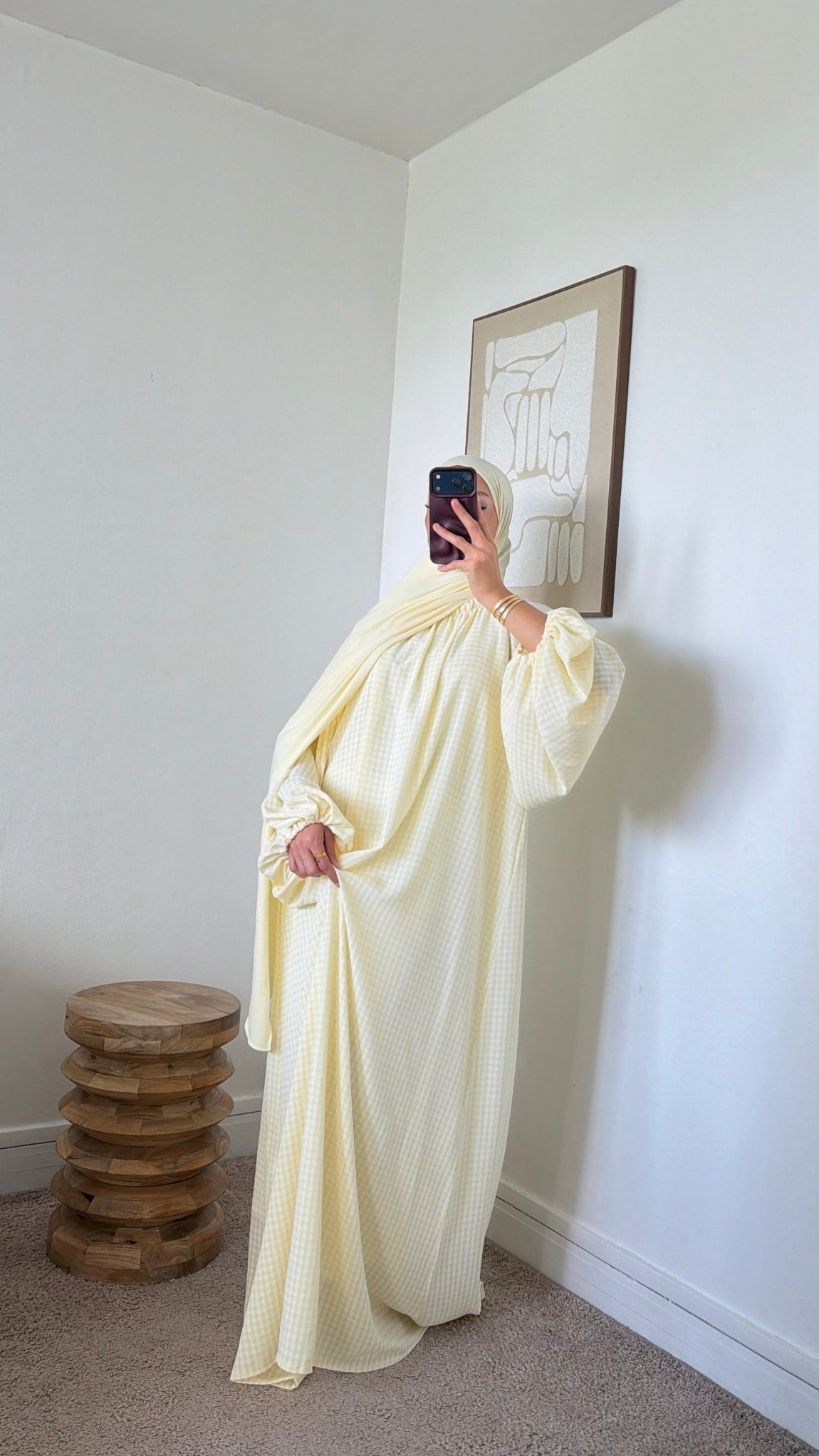 Robe à carreaux