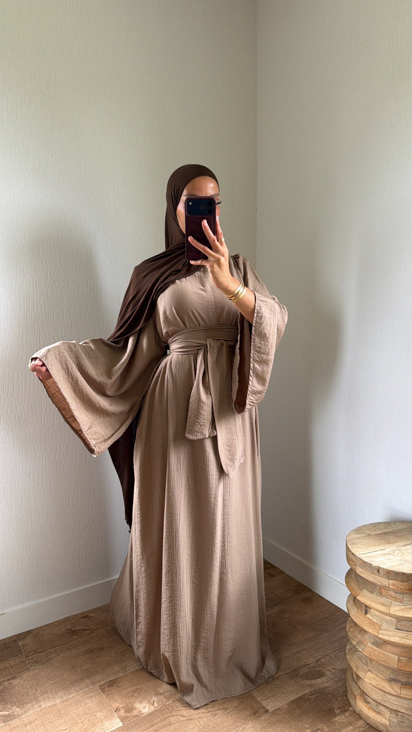 Robe simply ample ceinture