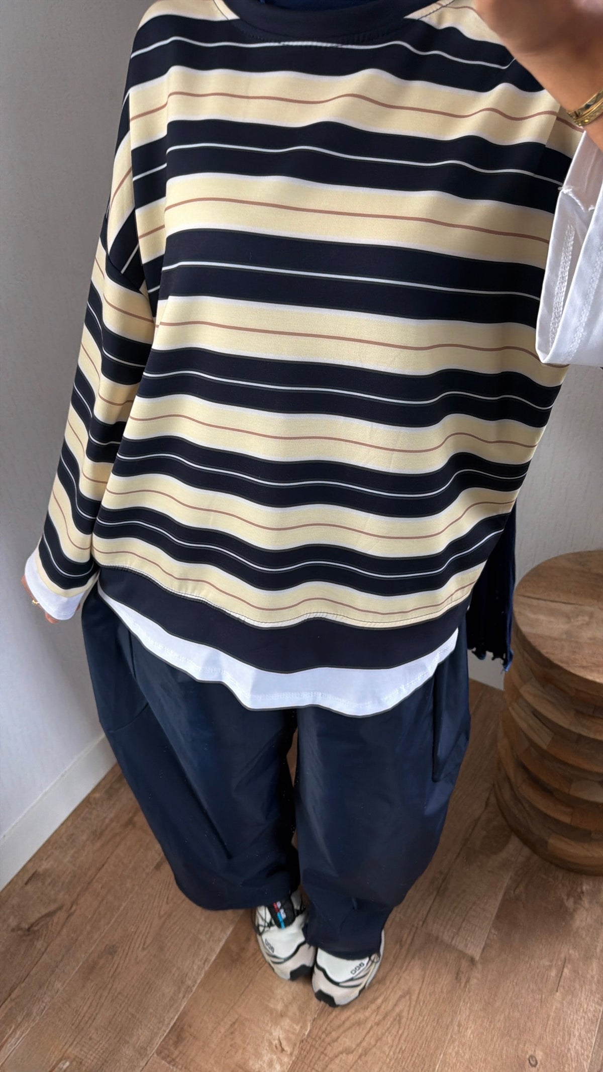 Pantalon ballon effet imper