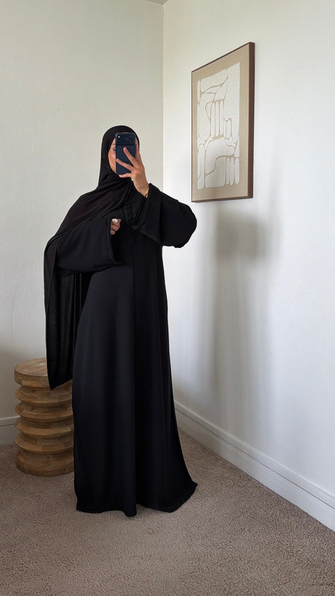 Abaya très fluide et légère [ ajustable au dos ]