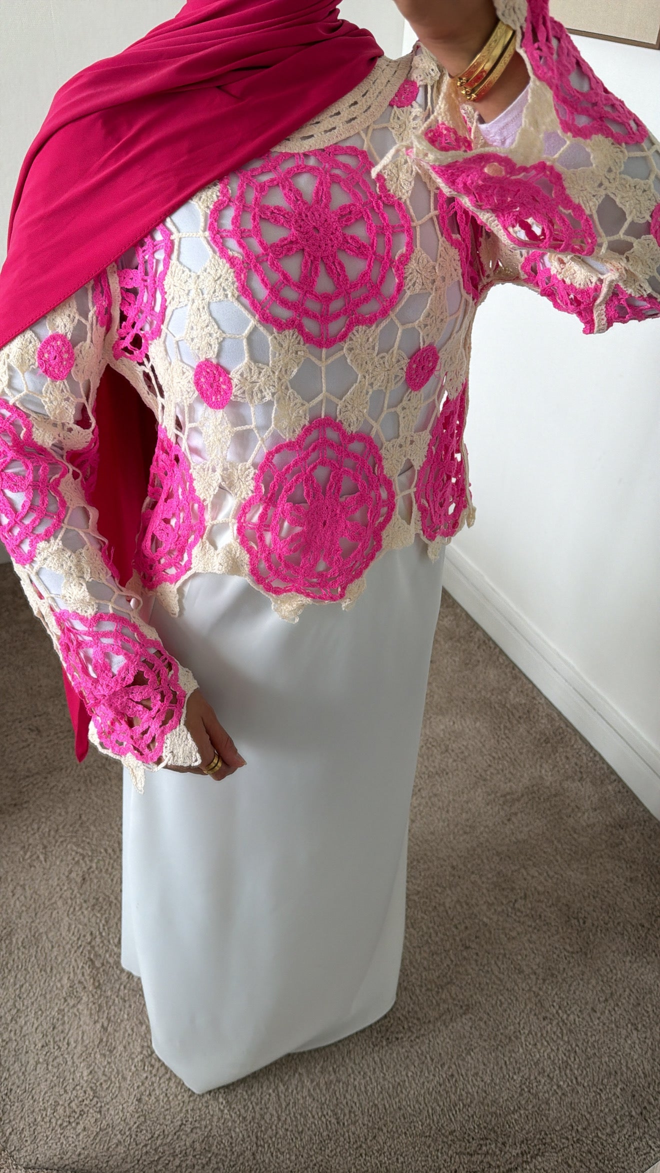 Haut en crochet