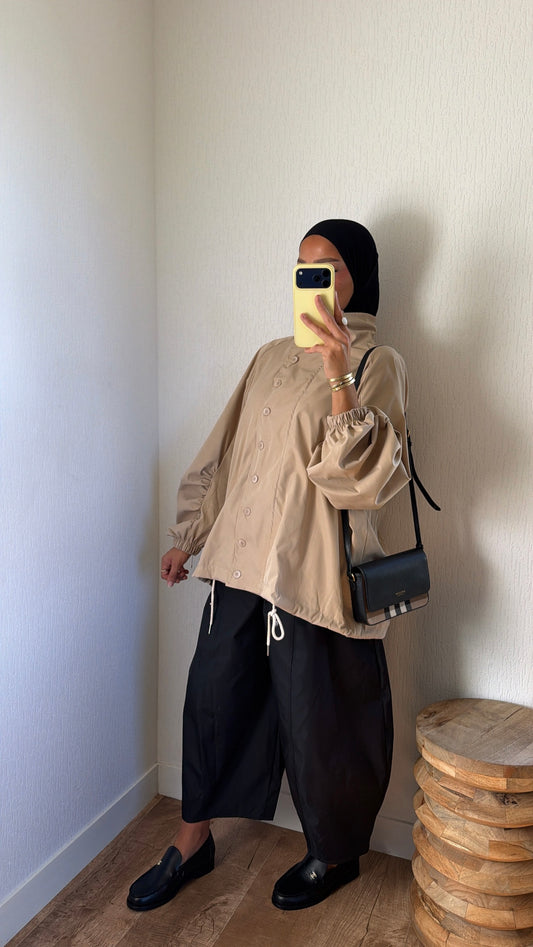 Veste manches structuré