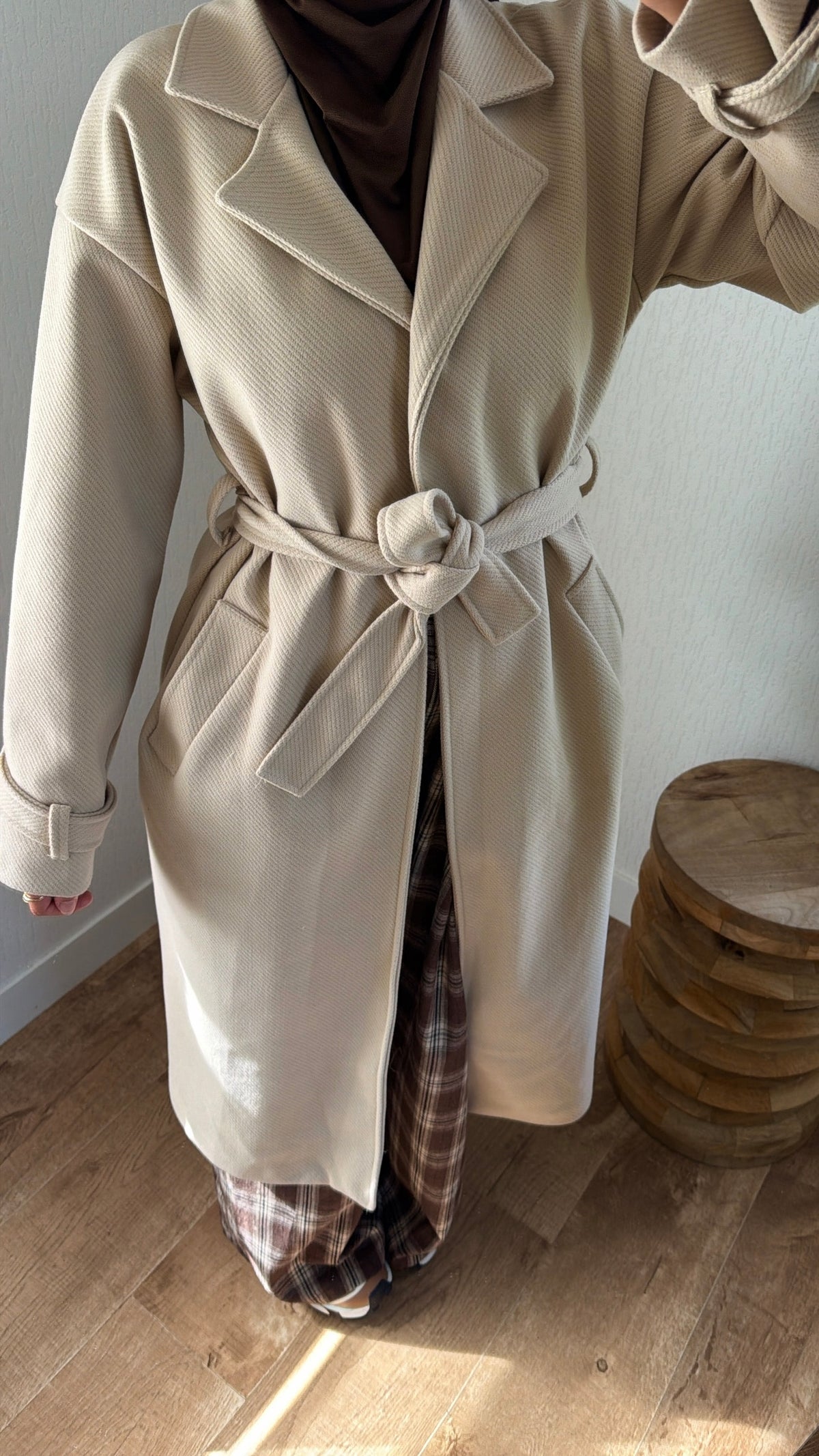 Manteau à nouer