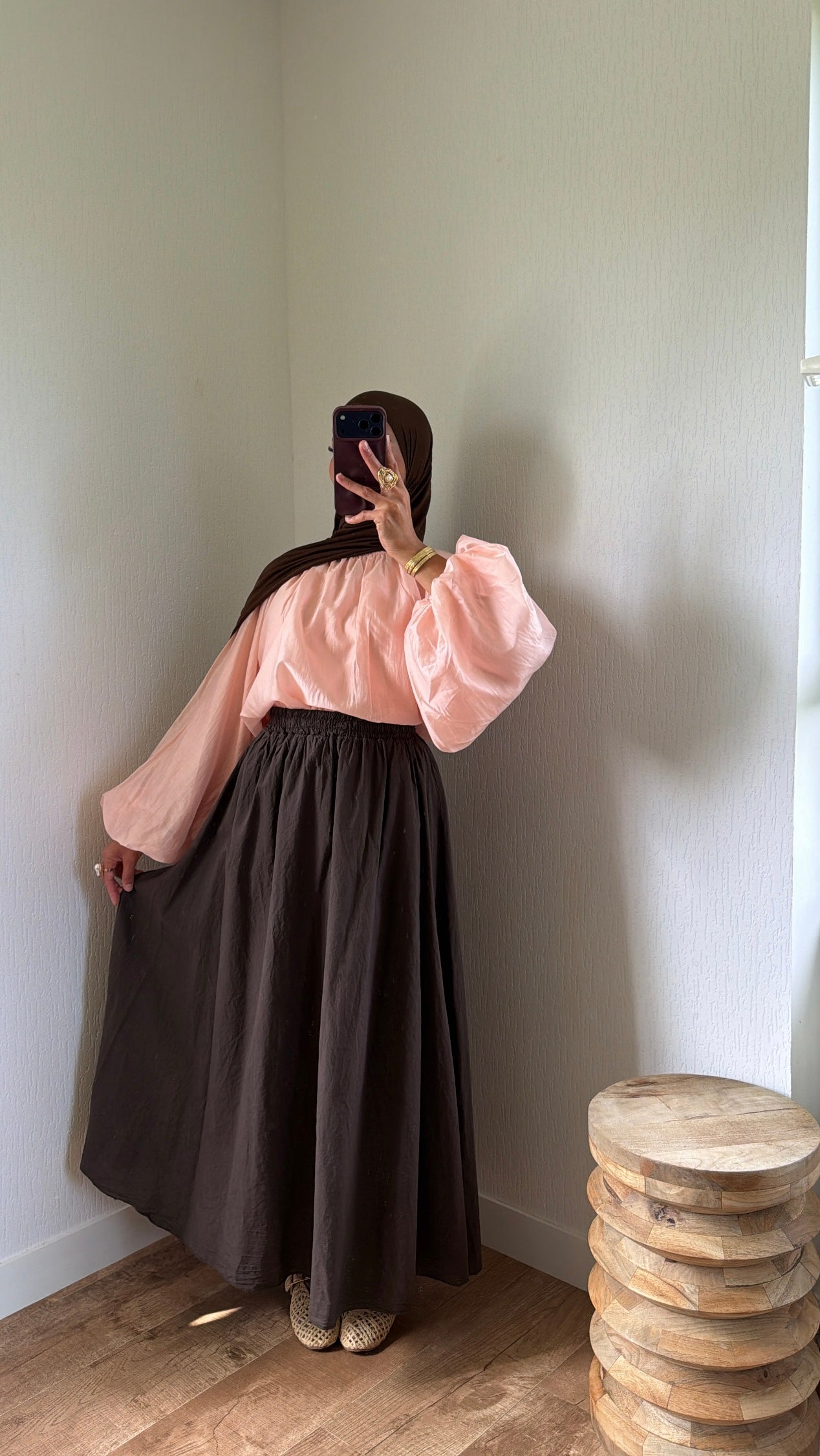 Blouse manches bouffantes