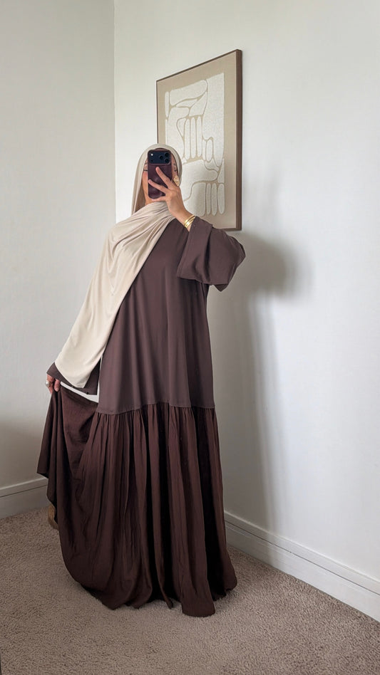 Robe basic bi matière