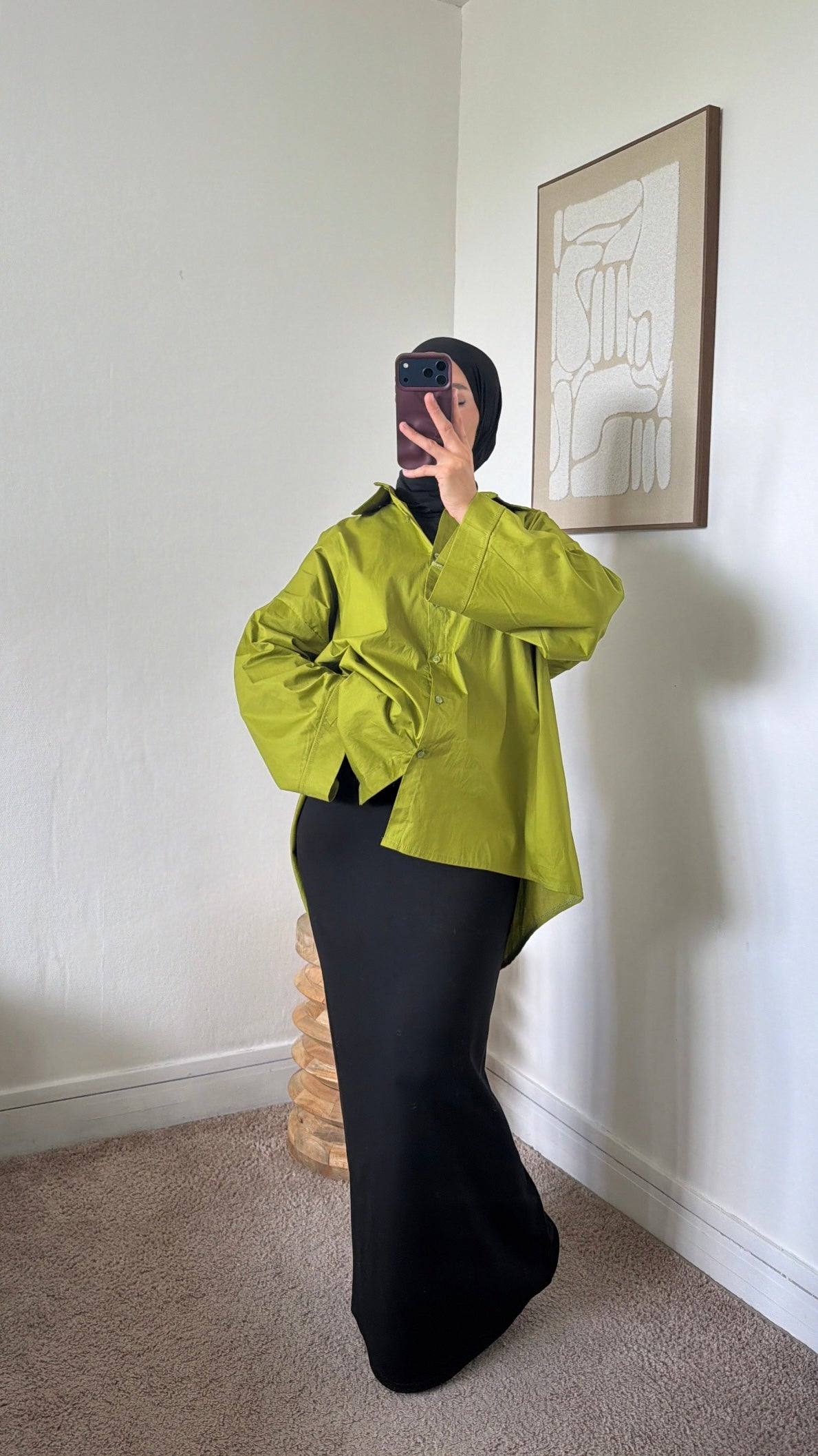 Chemise ample détail noeud au dos