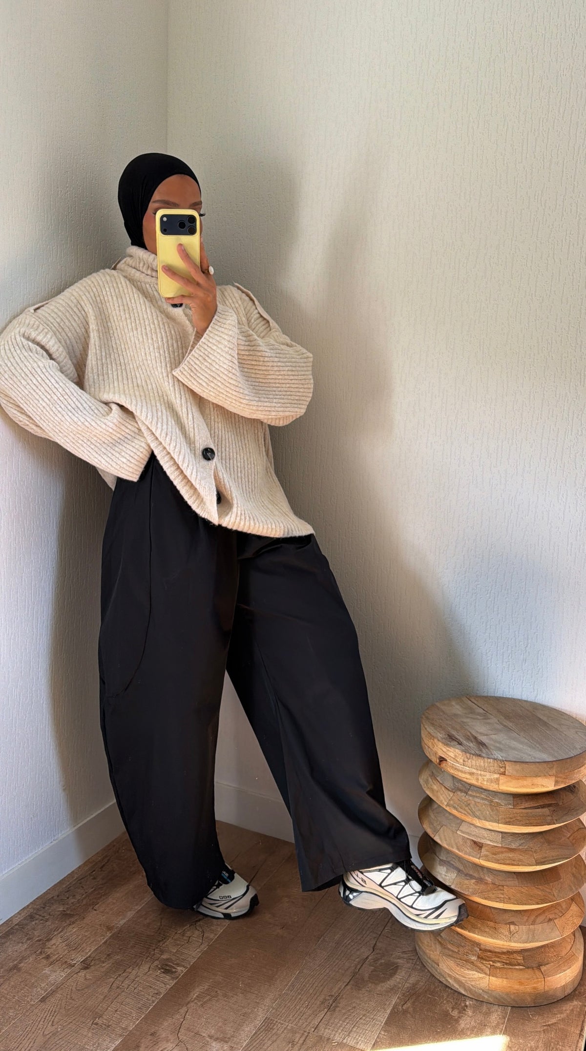 Pantalon ballon effet imper