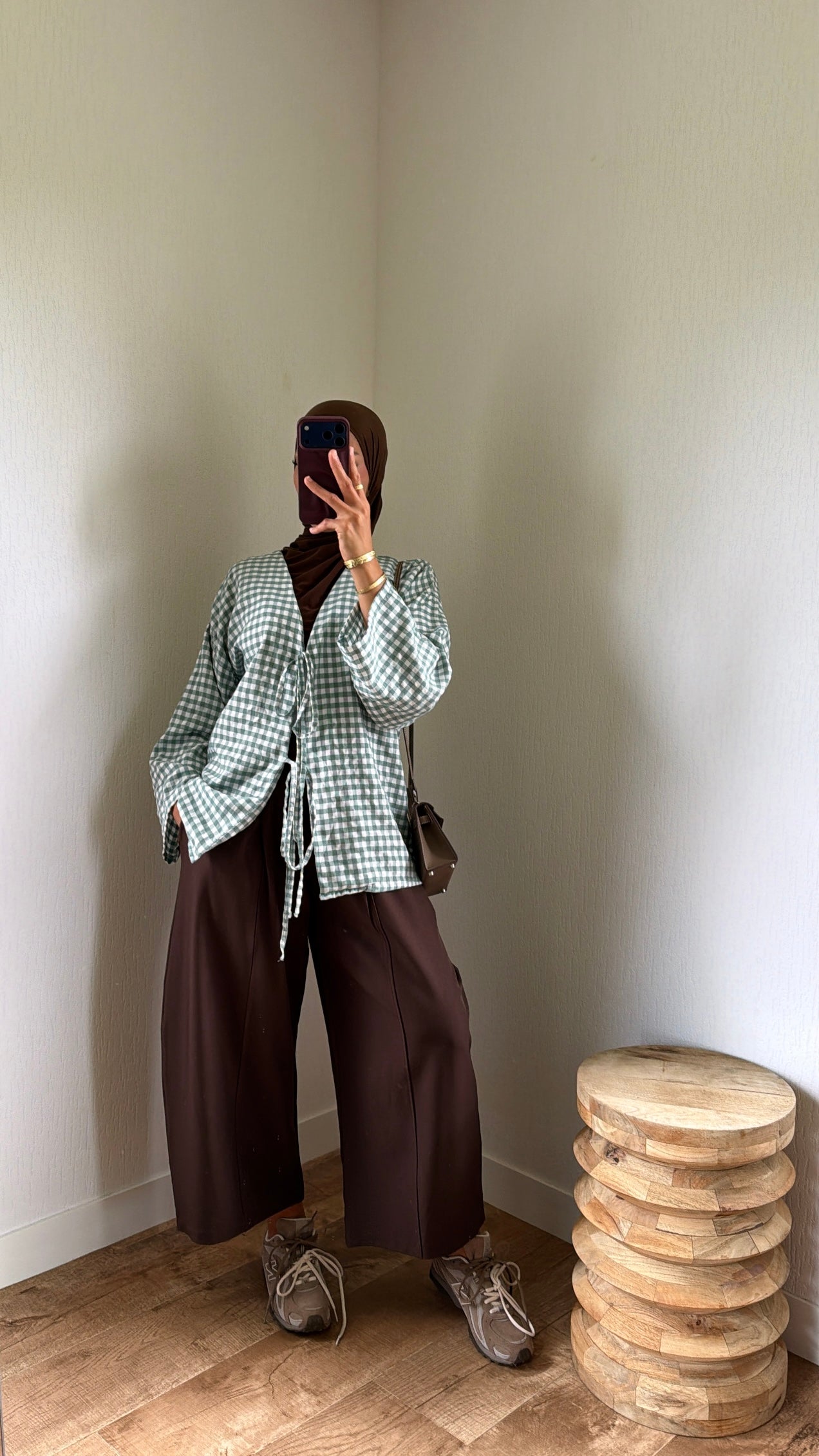 Pantalon ample 3/4