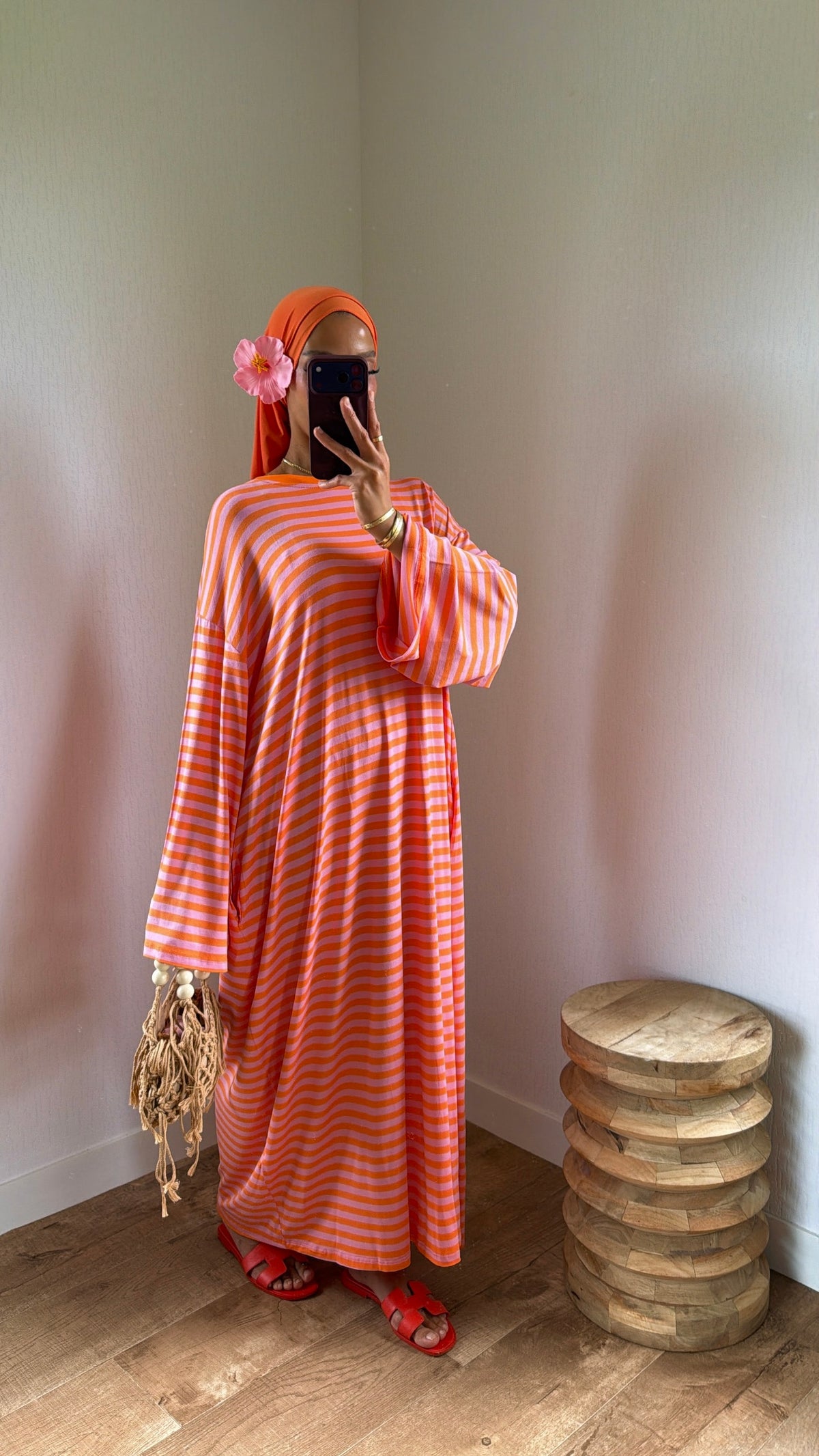 Robe t-shirt à poches