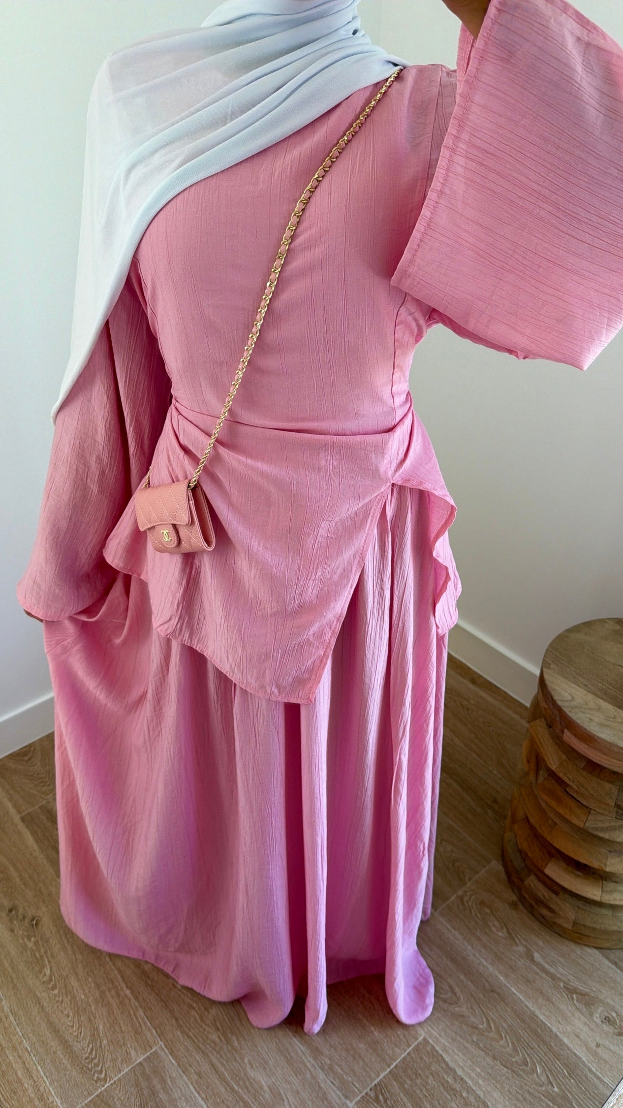 Ensemble jupe ajustable au dos