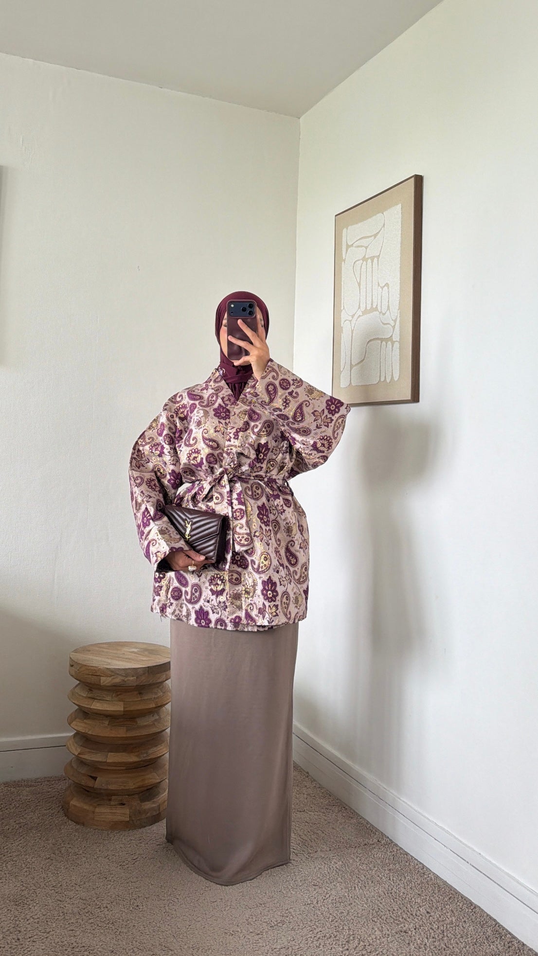 Veste en brocart