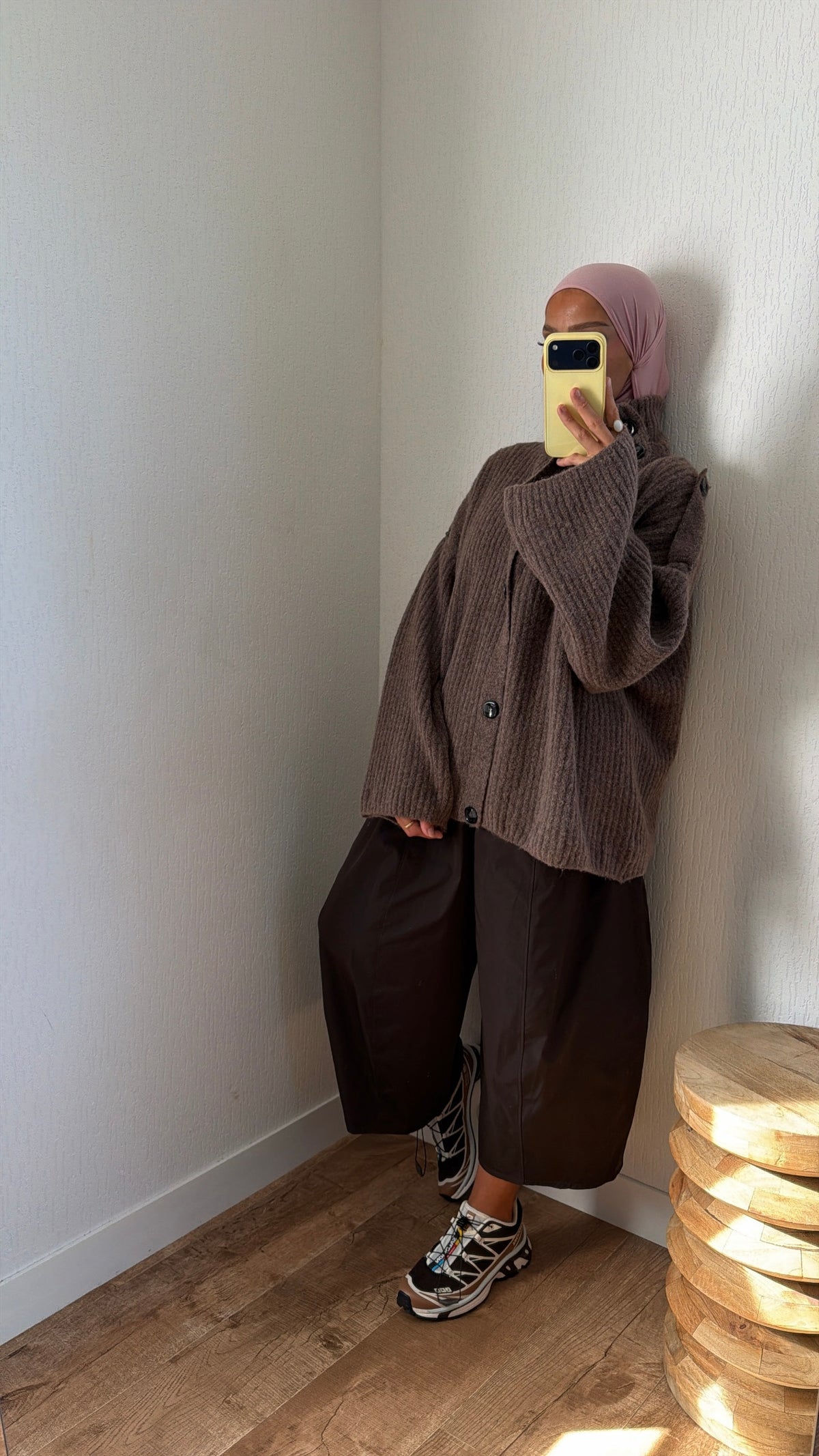 Gilet col boutons