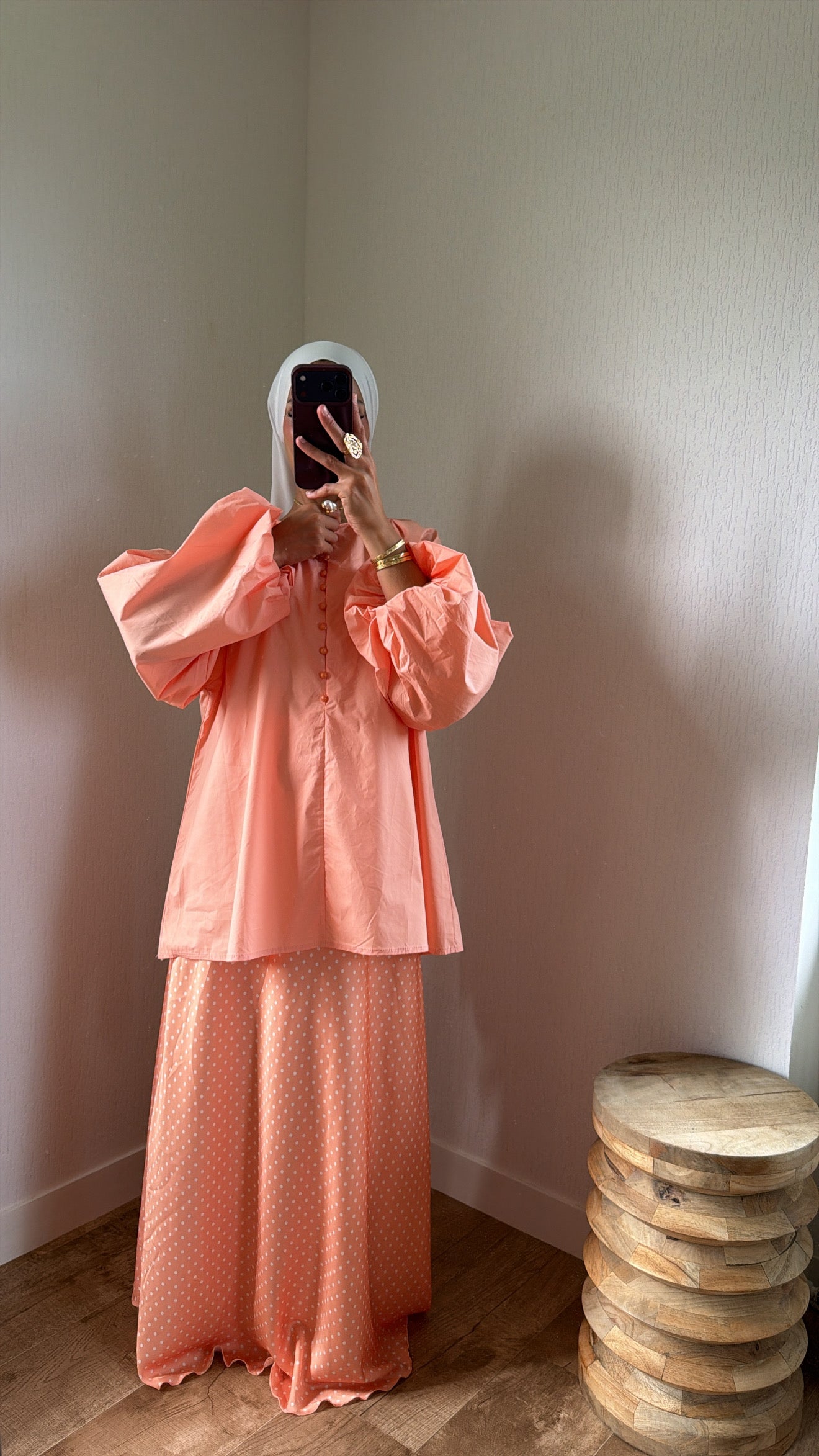 Blouse détails boutons
