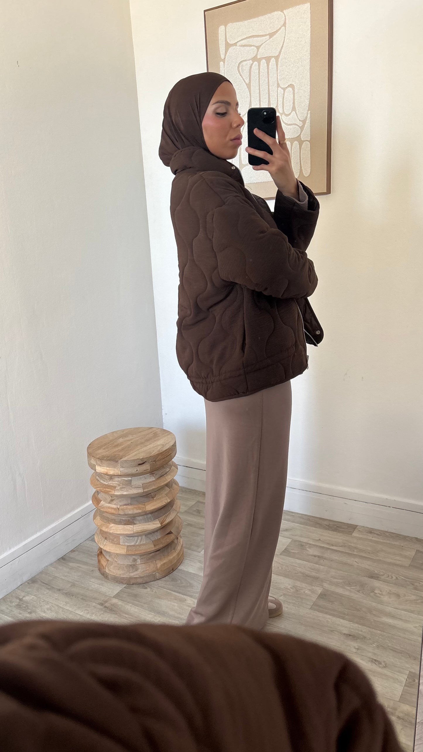 Veste matelassé ajustable de l’intérieur