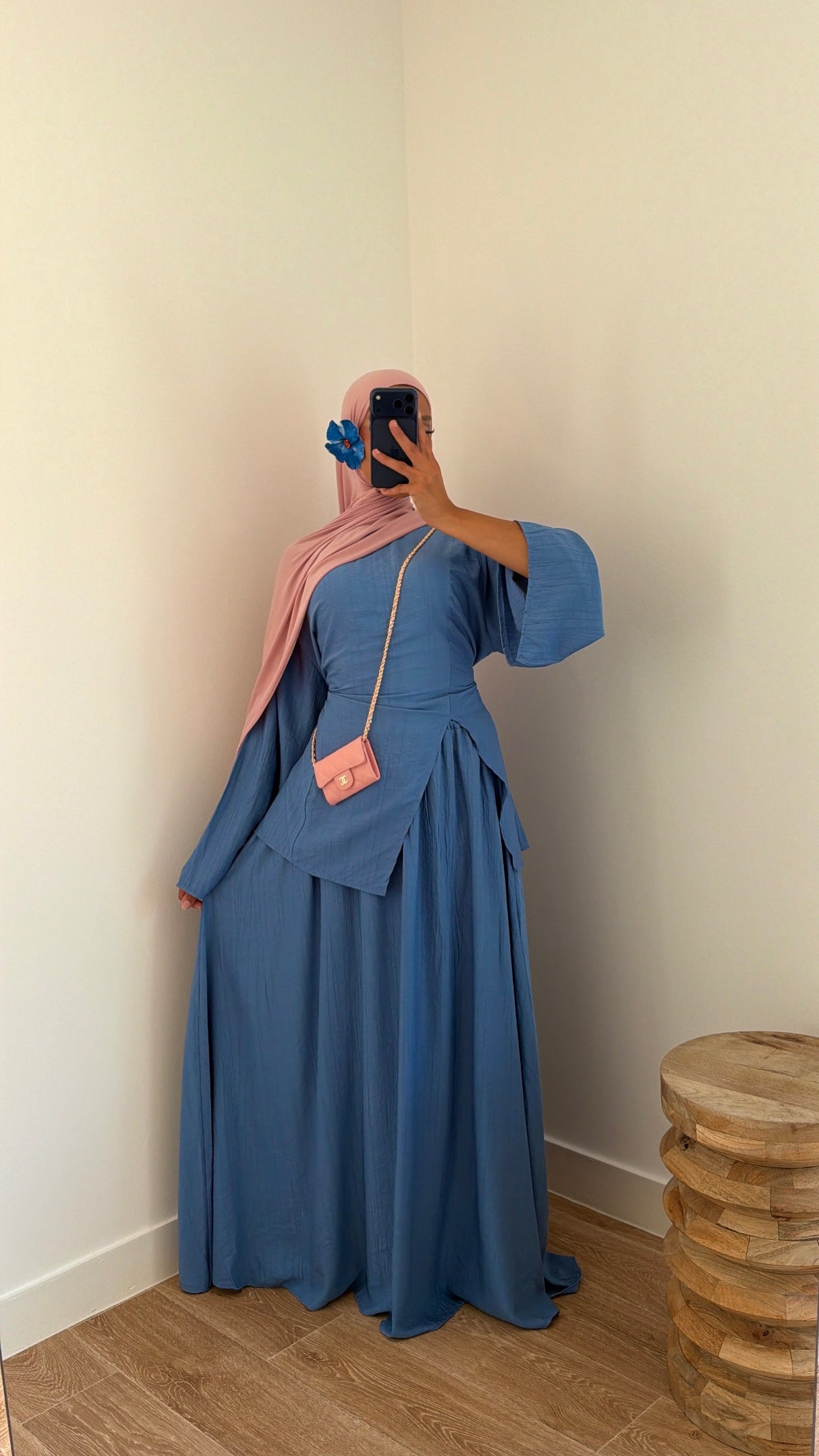 Ensemble jupe ajustable au dos