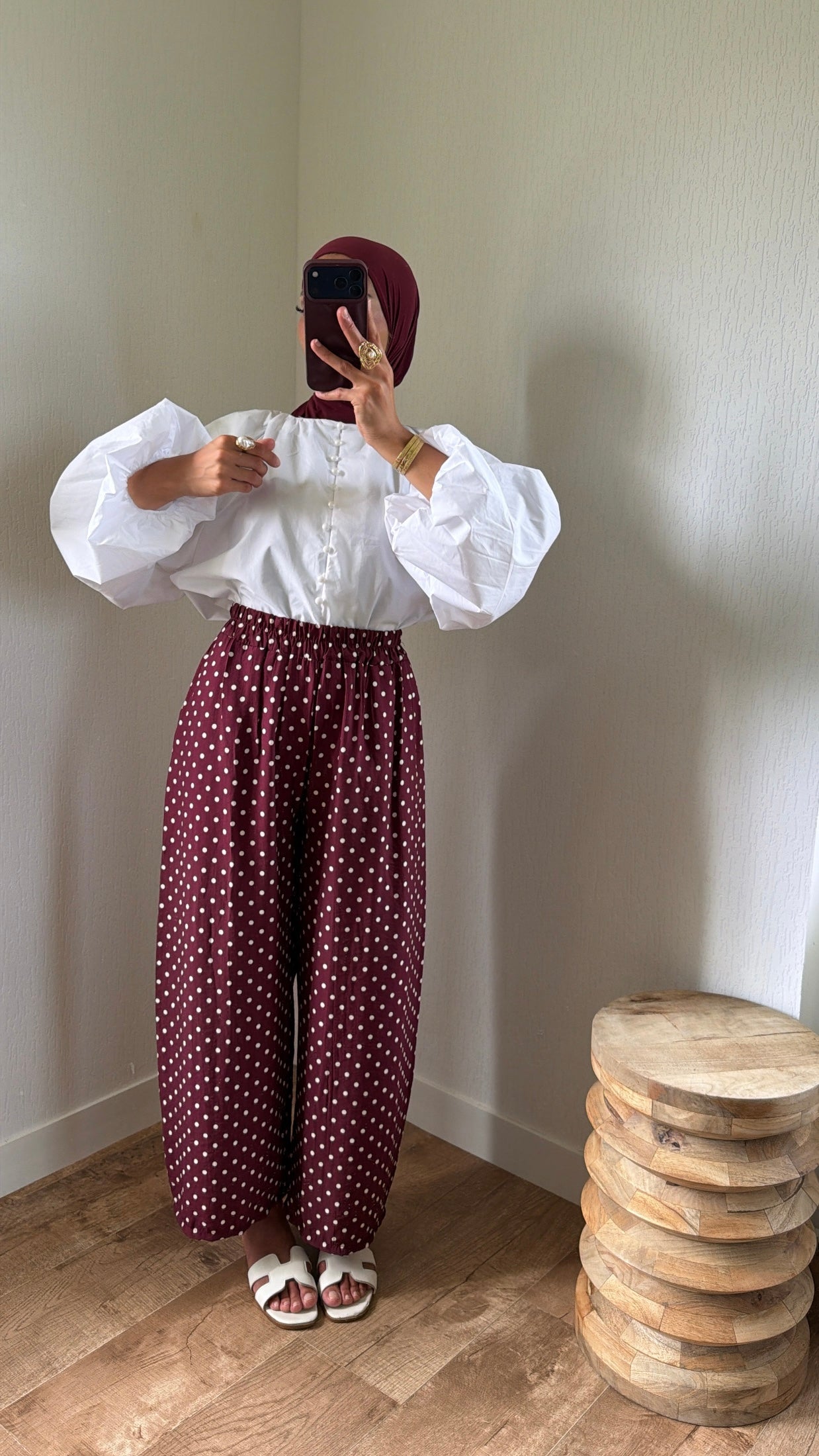 Blouse détails boutons