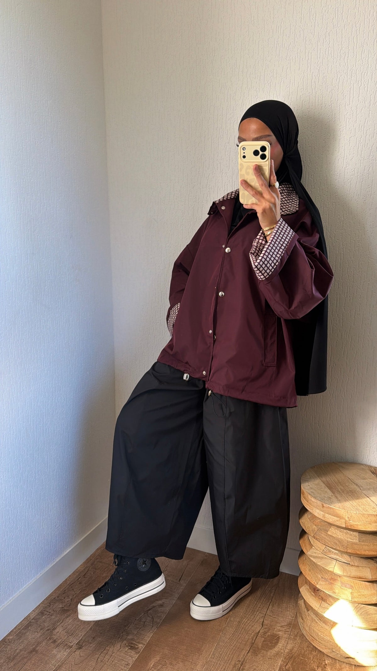 Bomber effet imper à pression