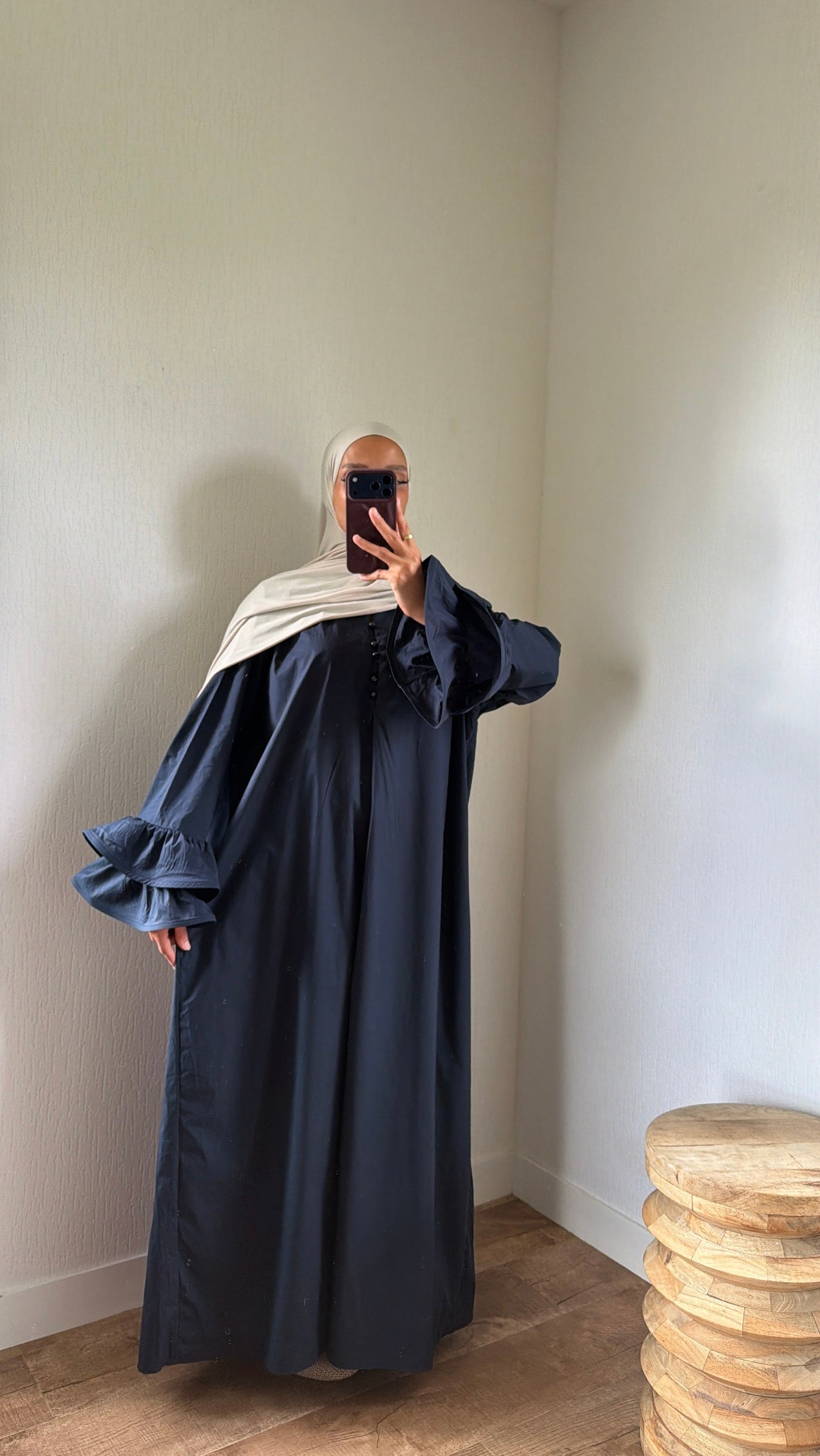 Robe manches fleurs + ceinture