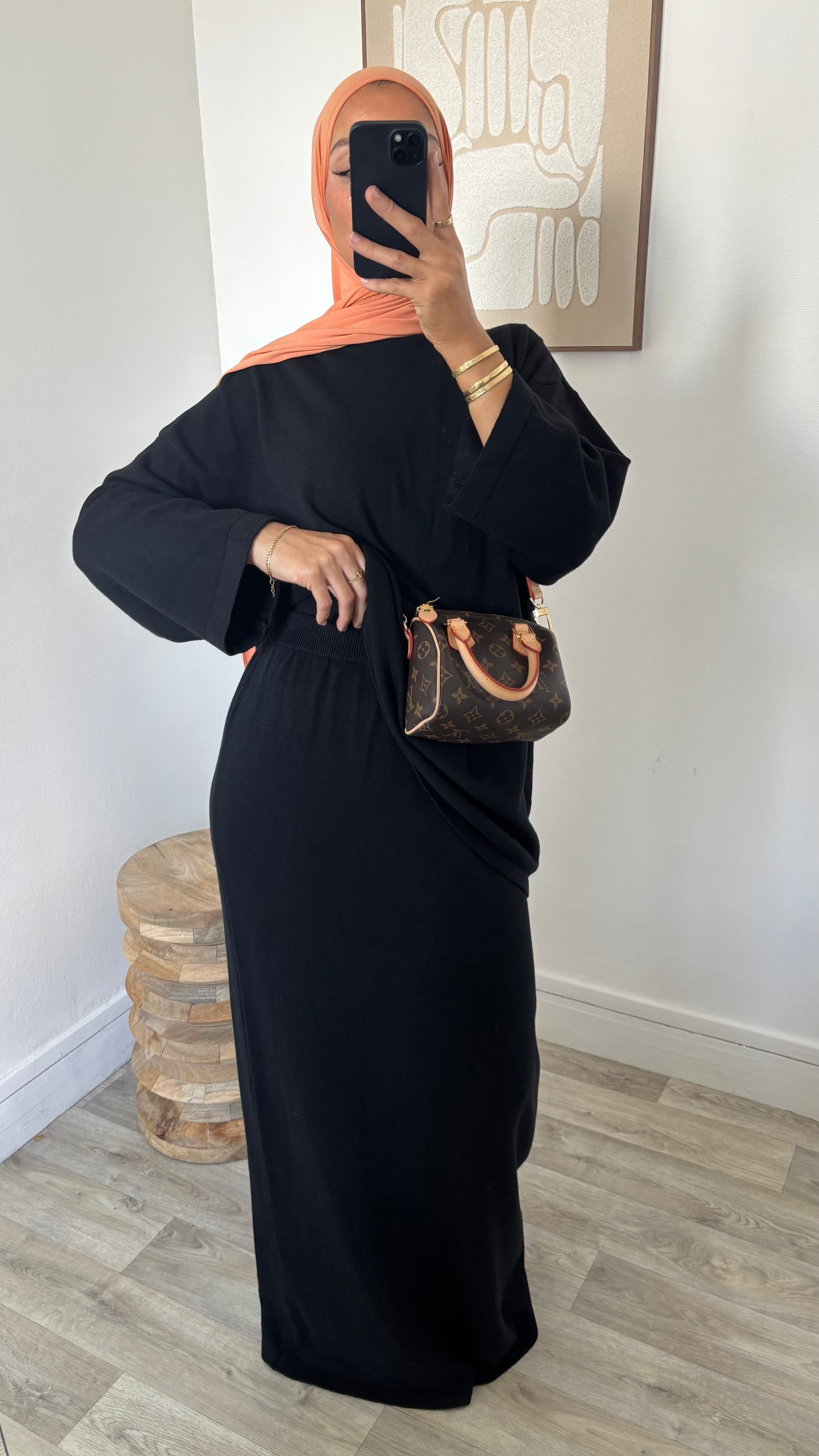 Ensemble jupe en maille