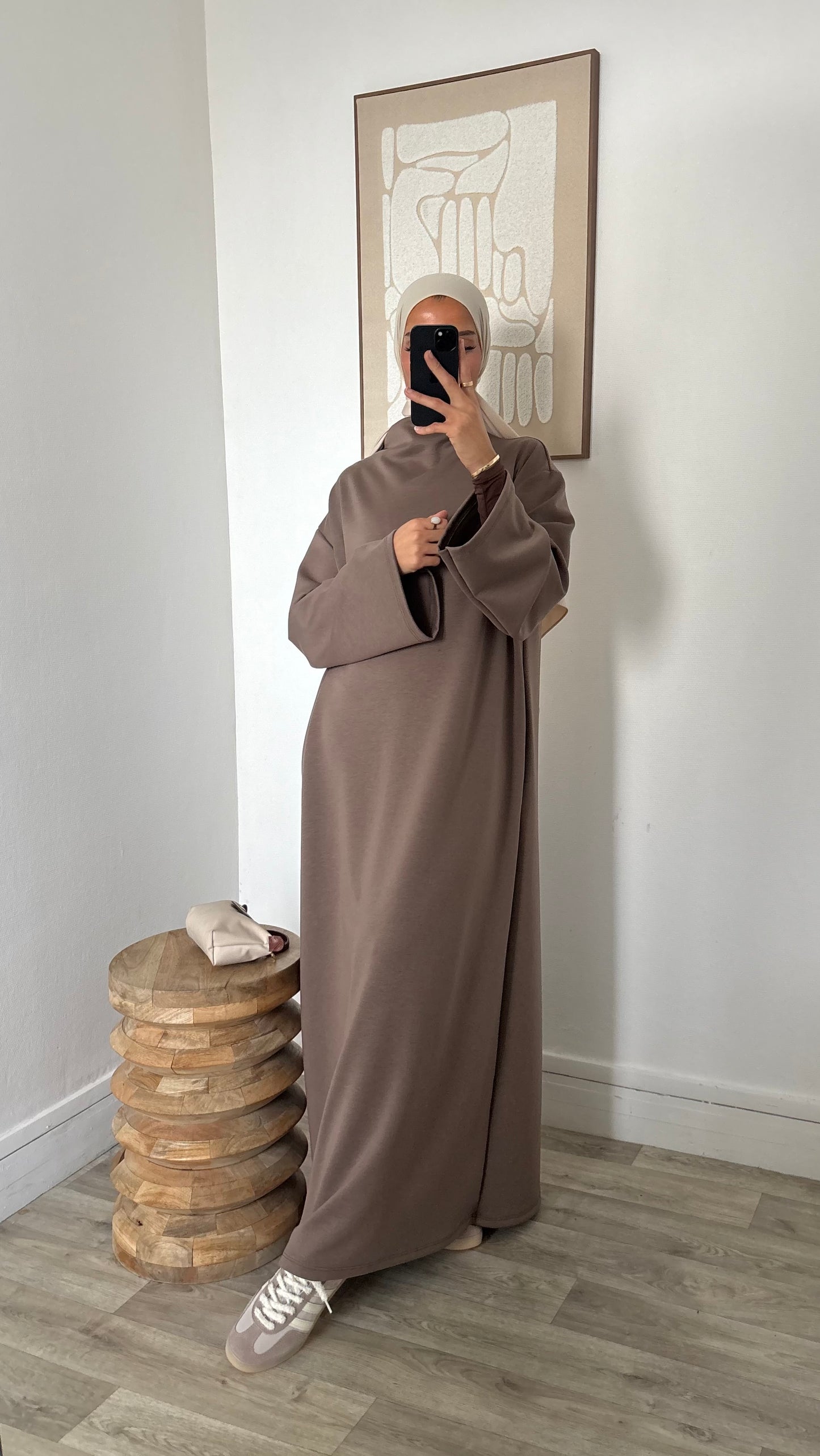 Abaya à poches
