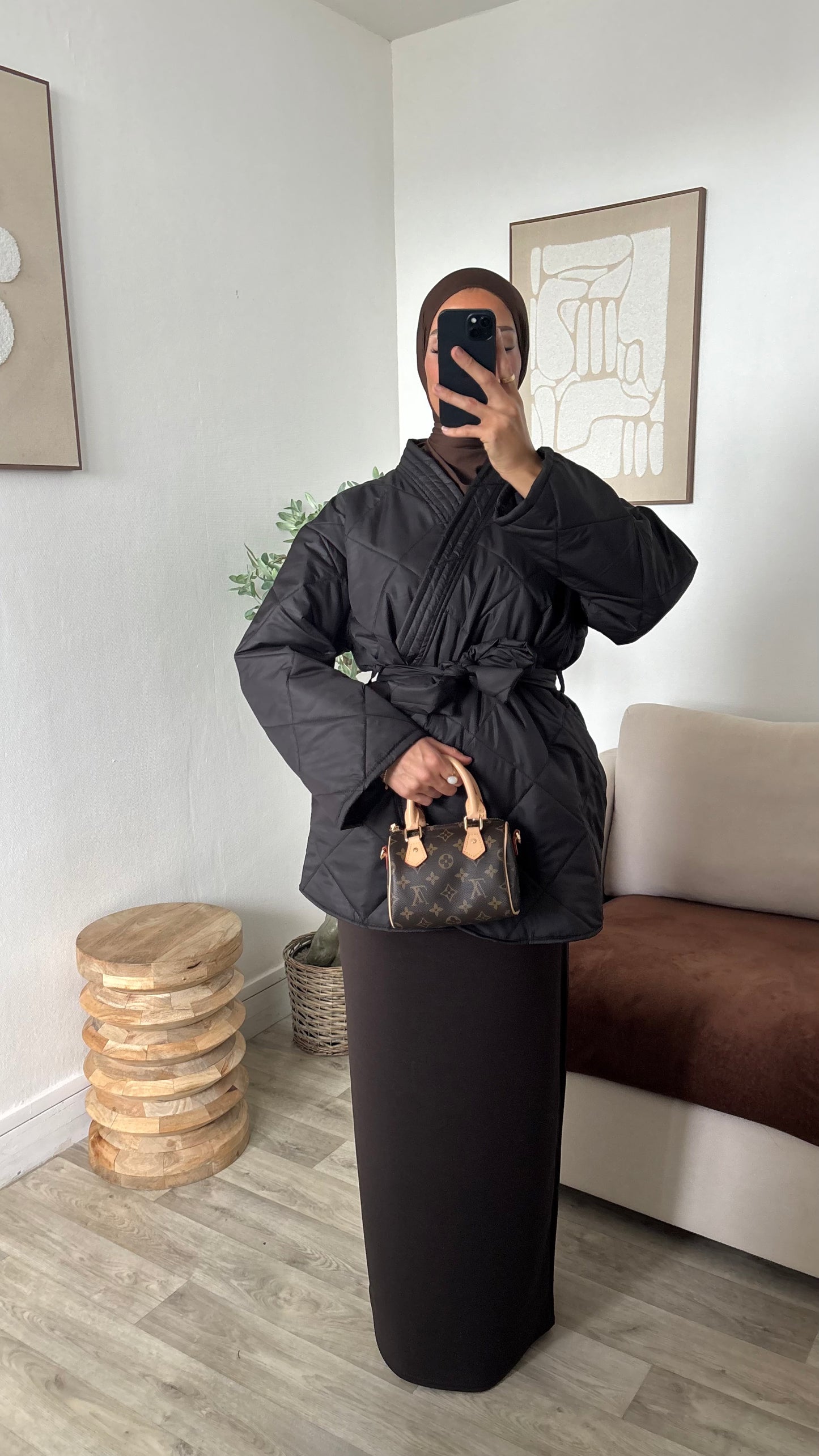 Veste matelassé croisé