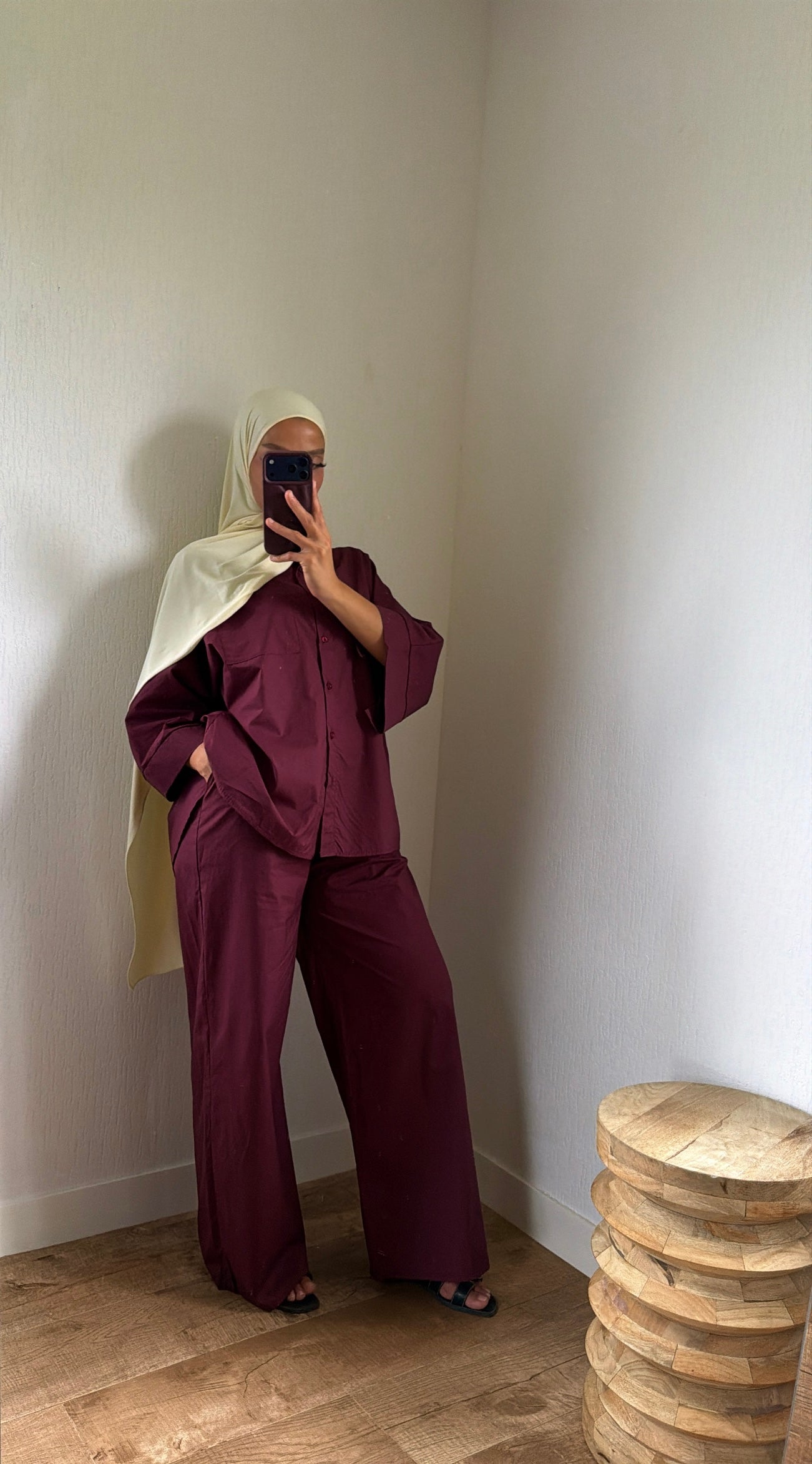 Ensemble pantalon chemise