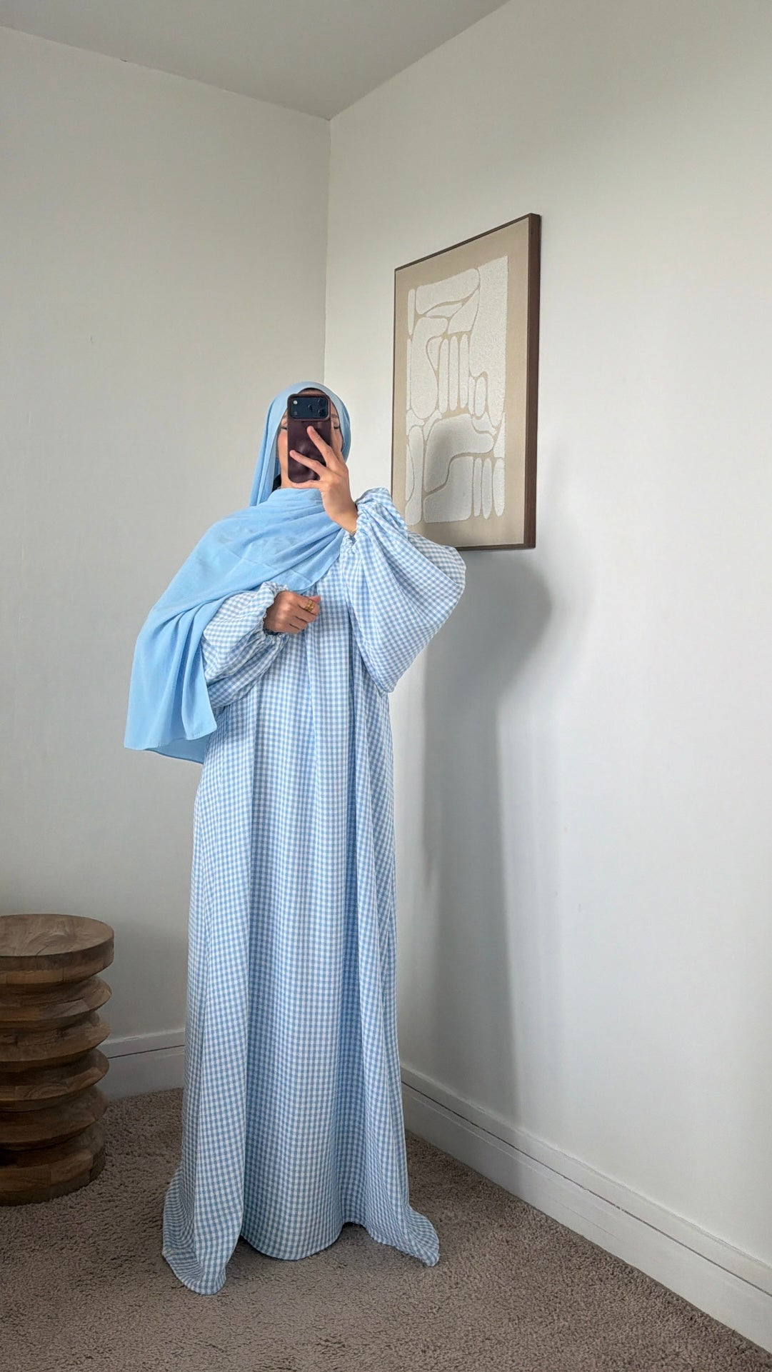 Robe à carreaux