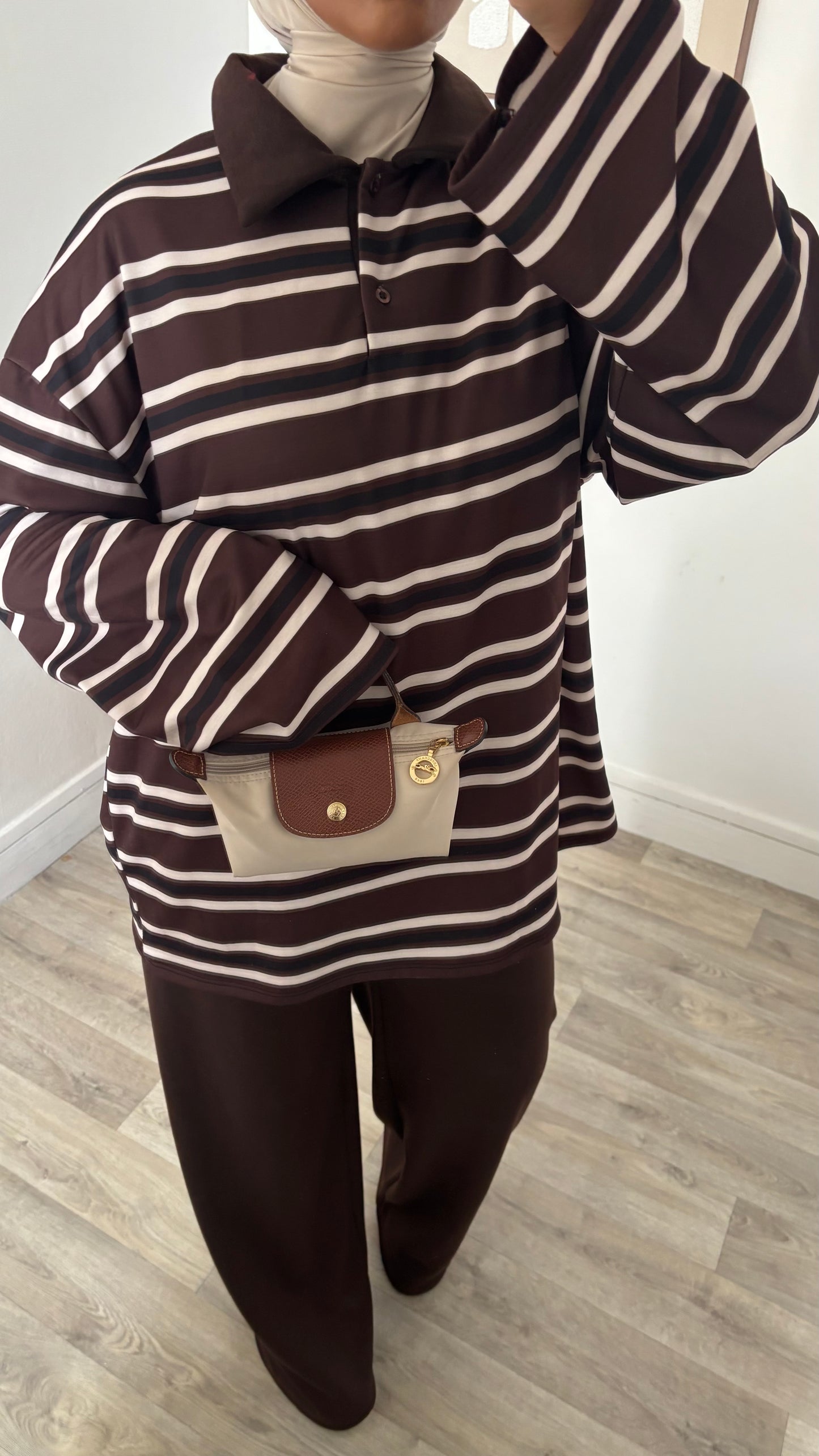 Ensemble à col molletonné