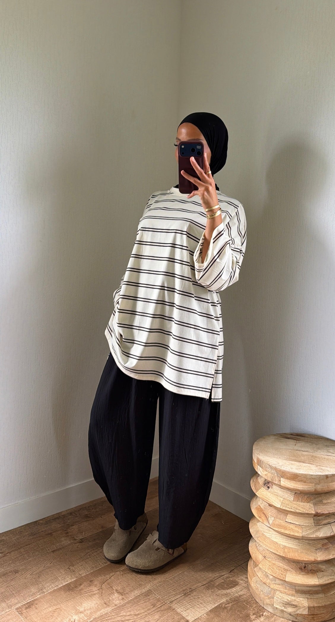 Haut basic rayée