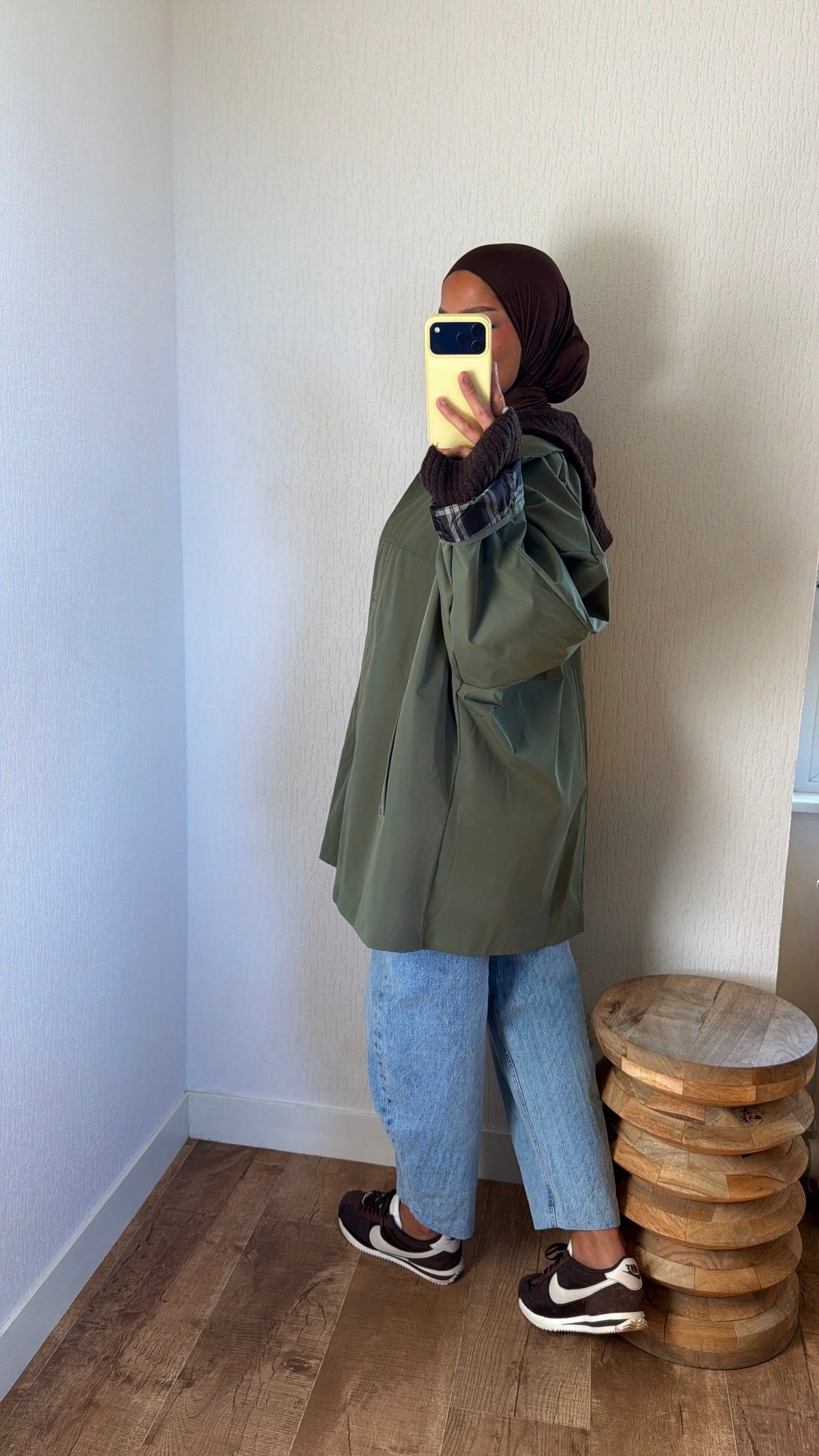 Parka manches retroussable