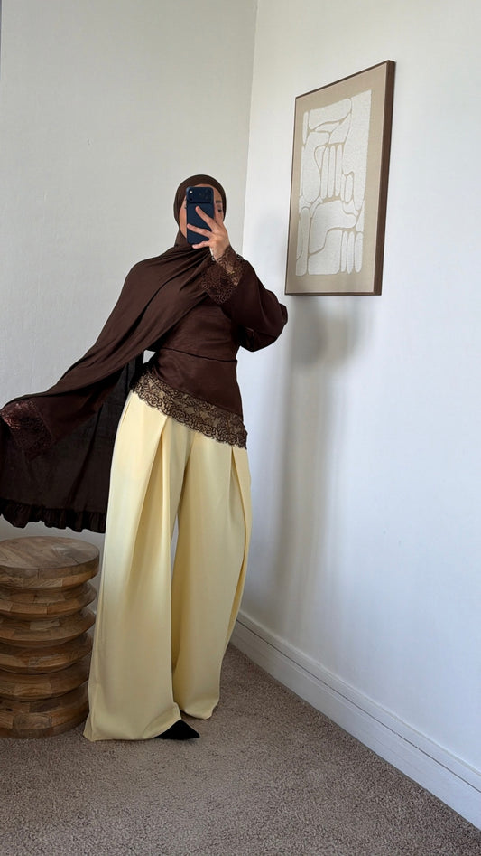 Pantalon ample