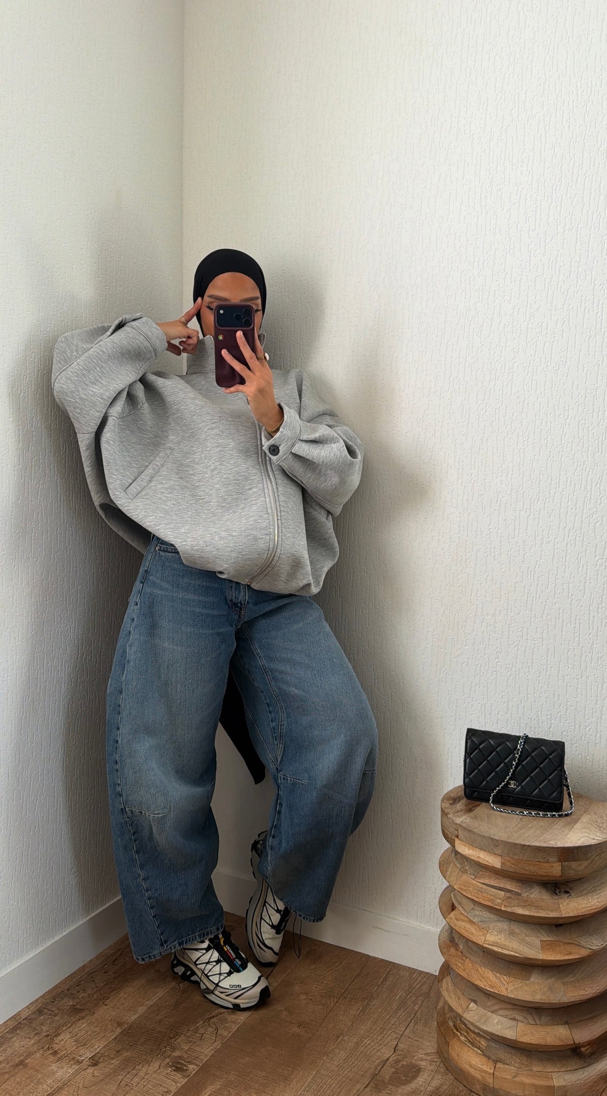 Sweat épais zippé à capuche