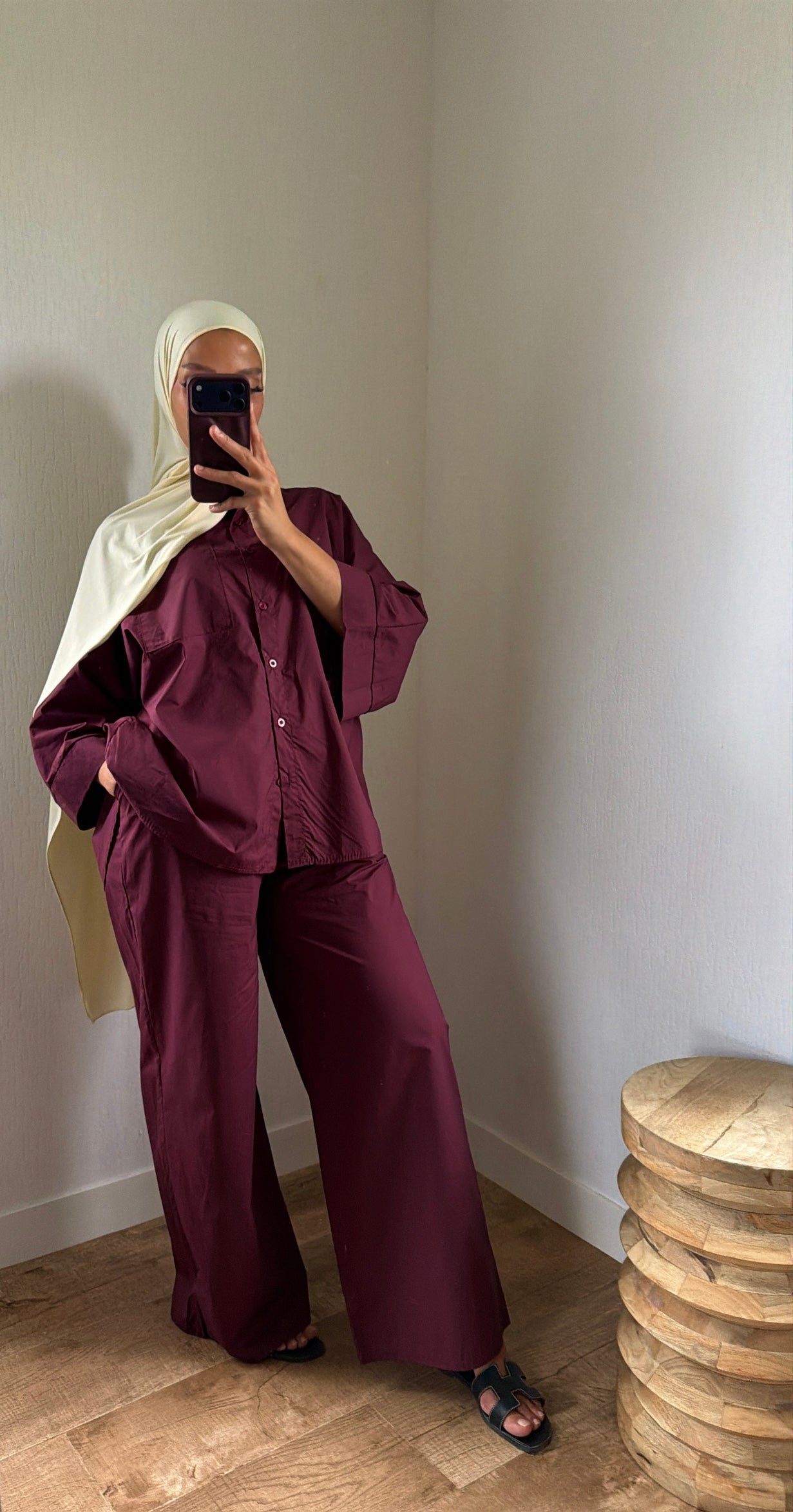 Ensemble pantalon chemise