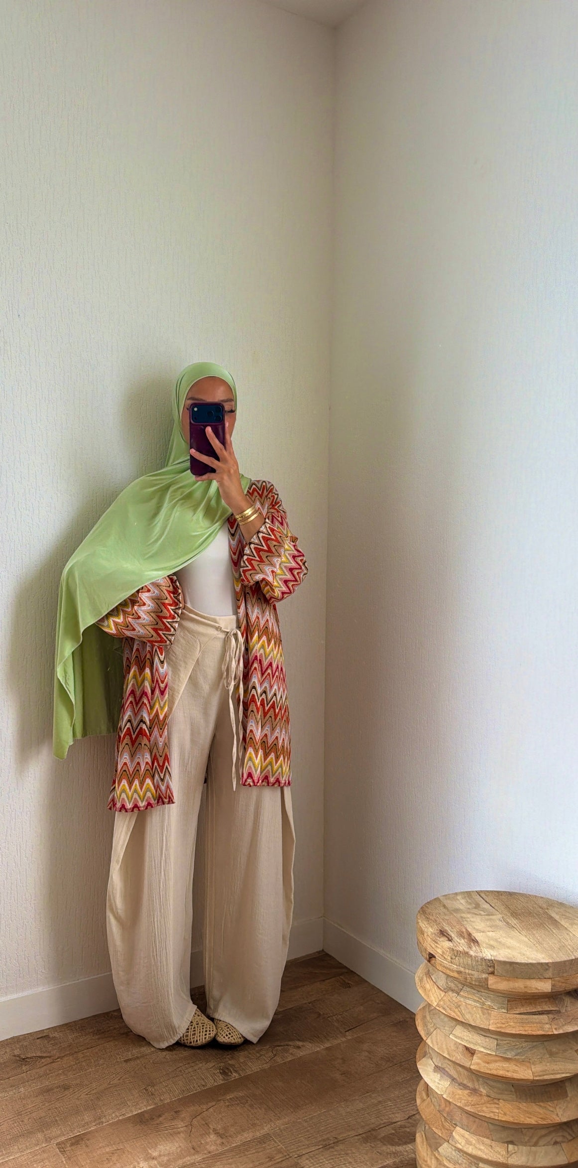 Gilet multicolore