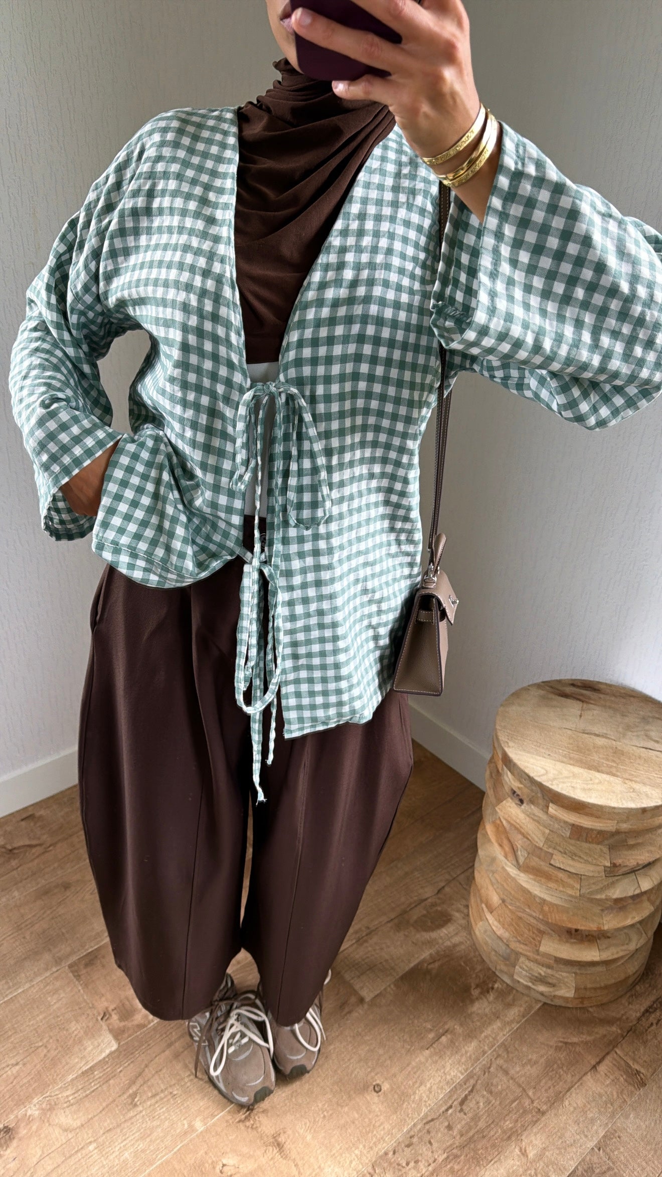 Pantalon ample 3/4