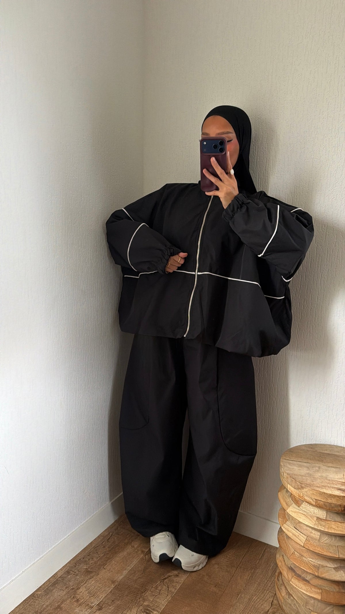 Veste oversize ajustable