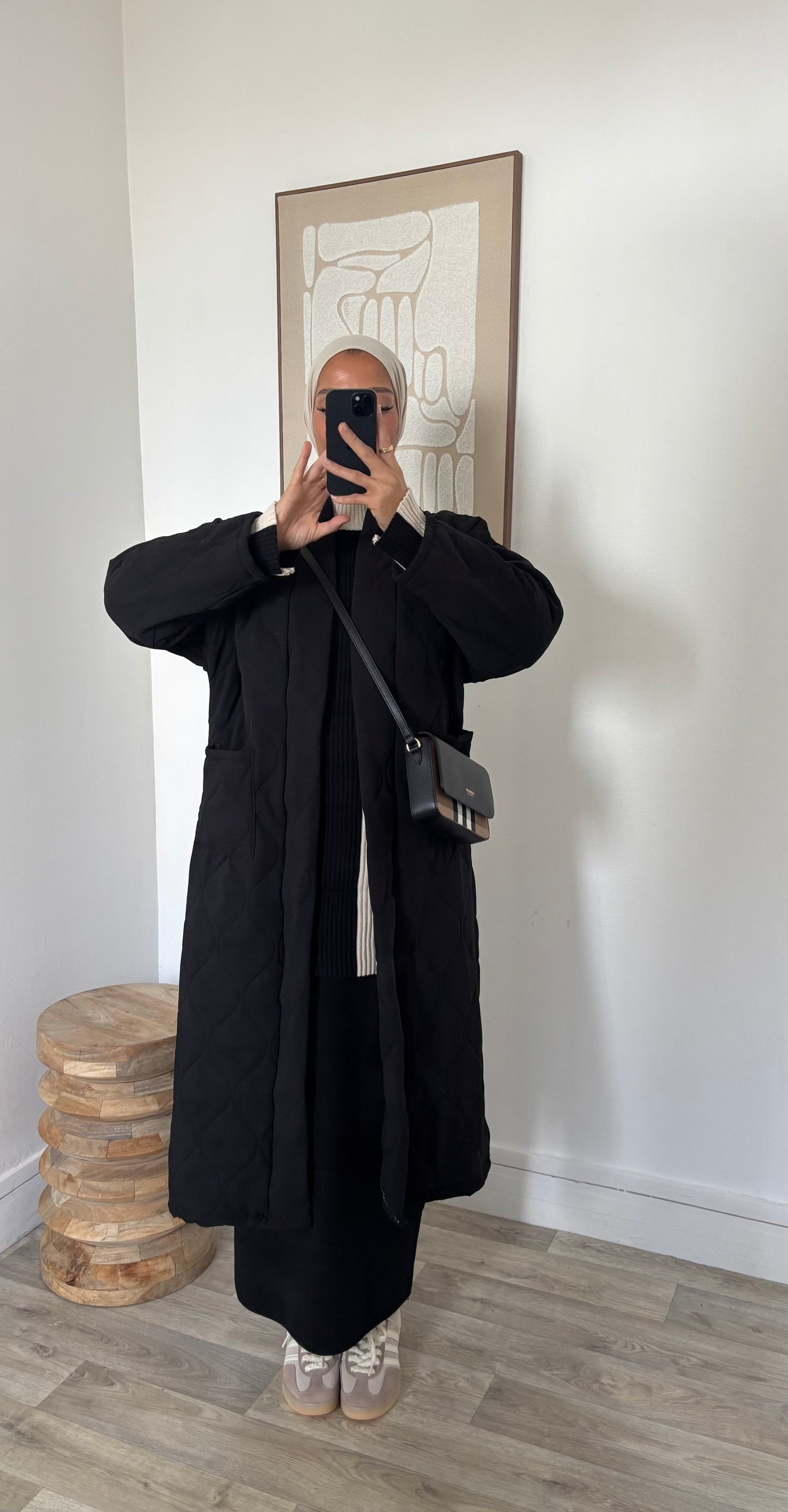 Manteau oversize matelassé
