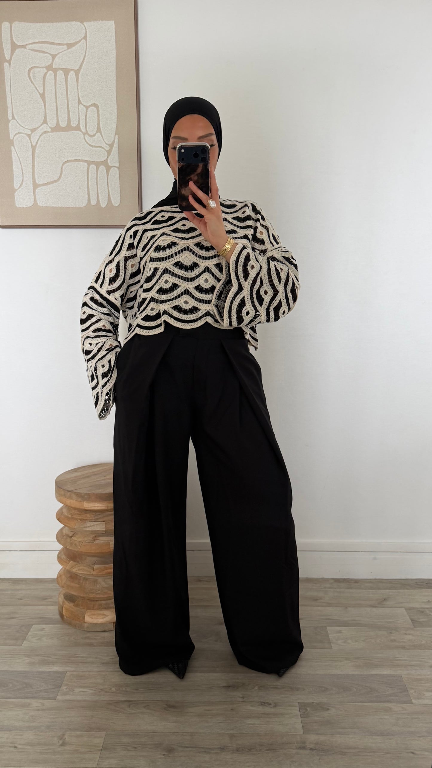 Haut en crochet