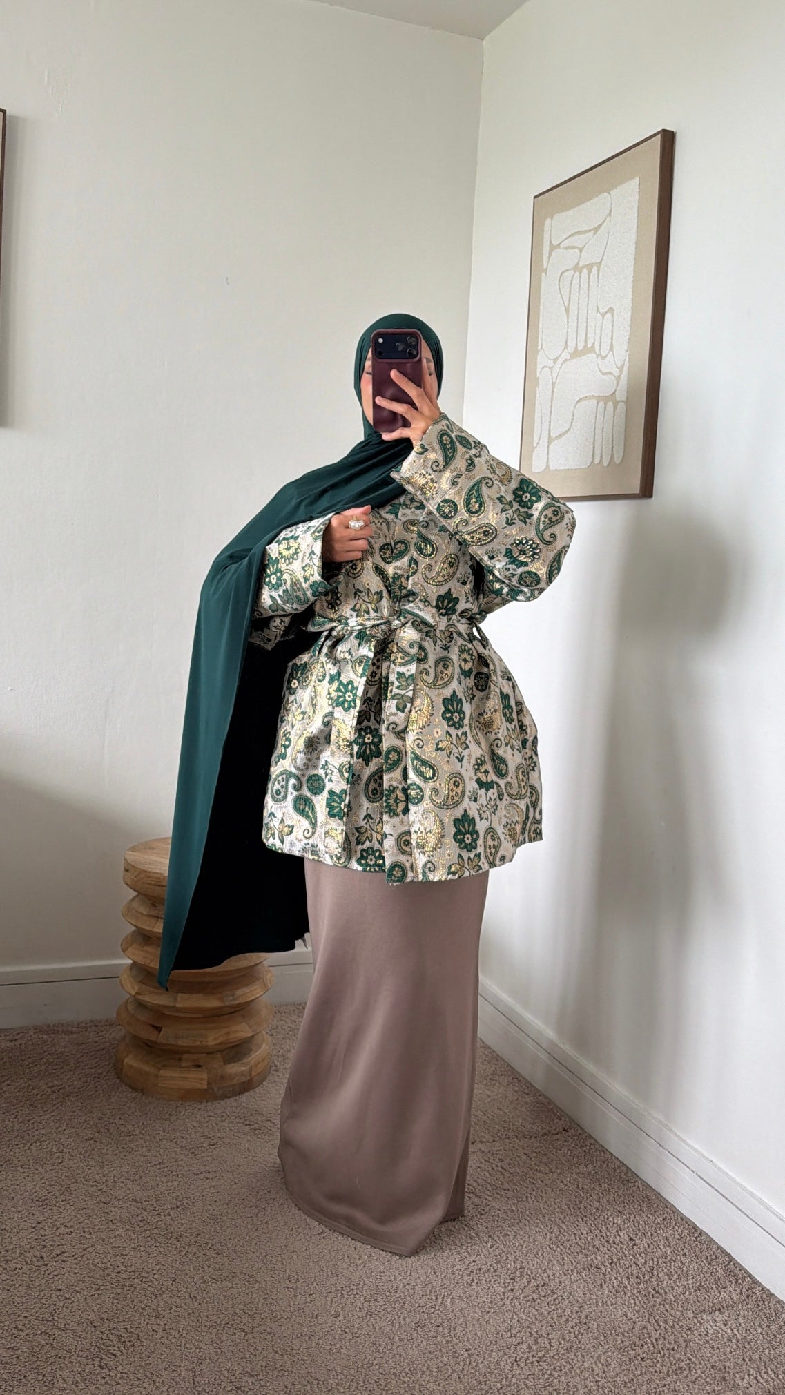 Veste en brocart