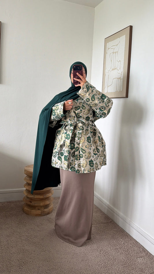 Veste en brocart